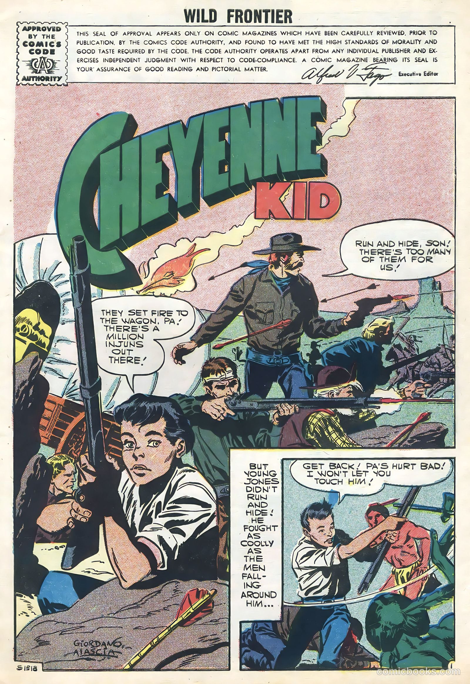 Wild Frontier #7 (1957) — page 3 of 36