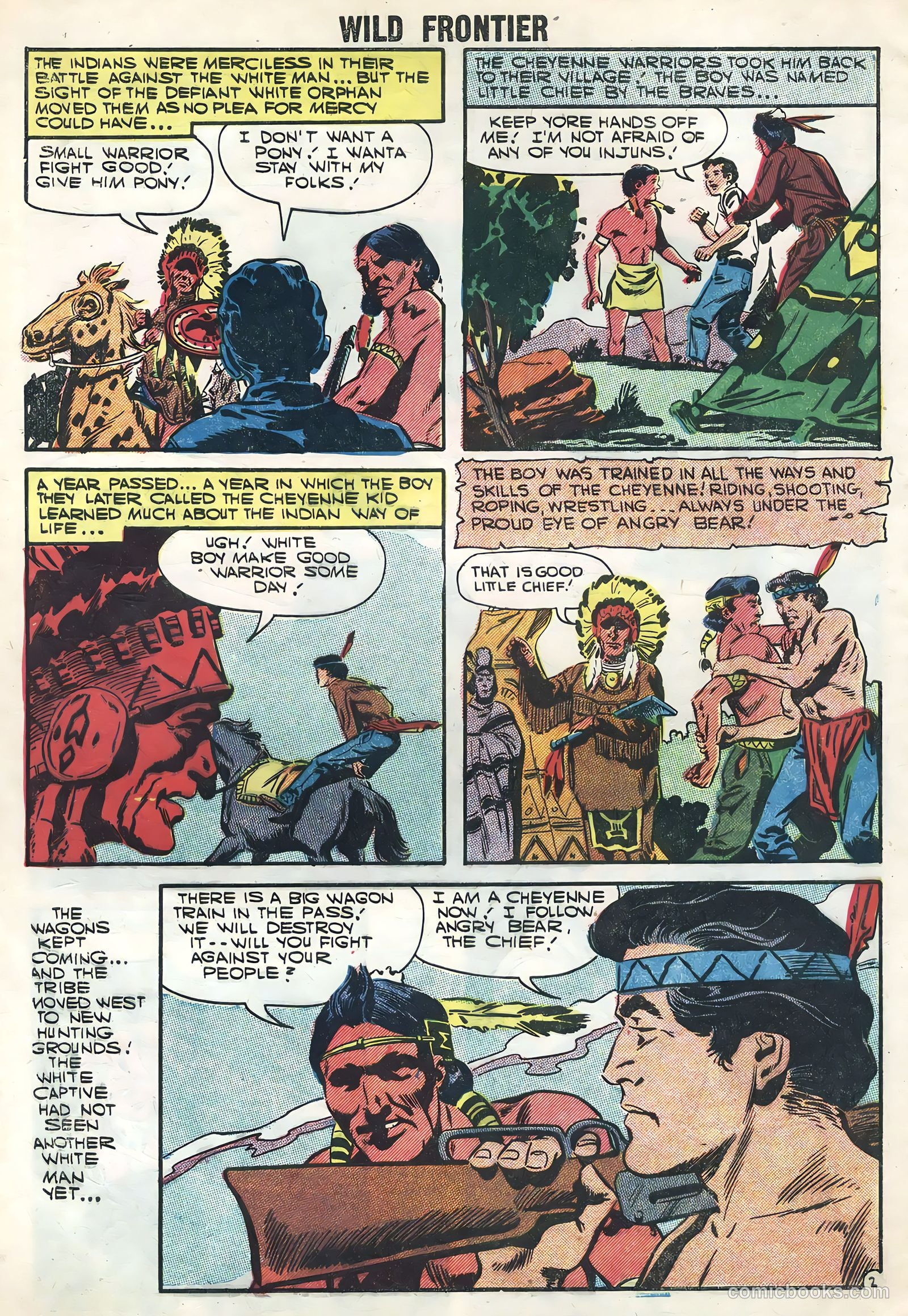 Wild Frontier #7 (1957) — page 4 of 36