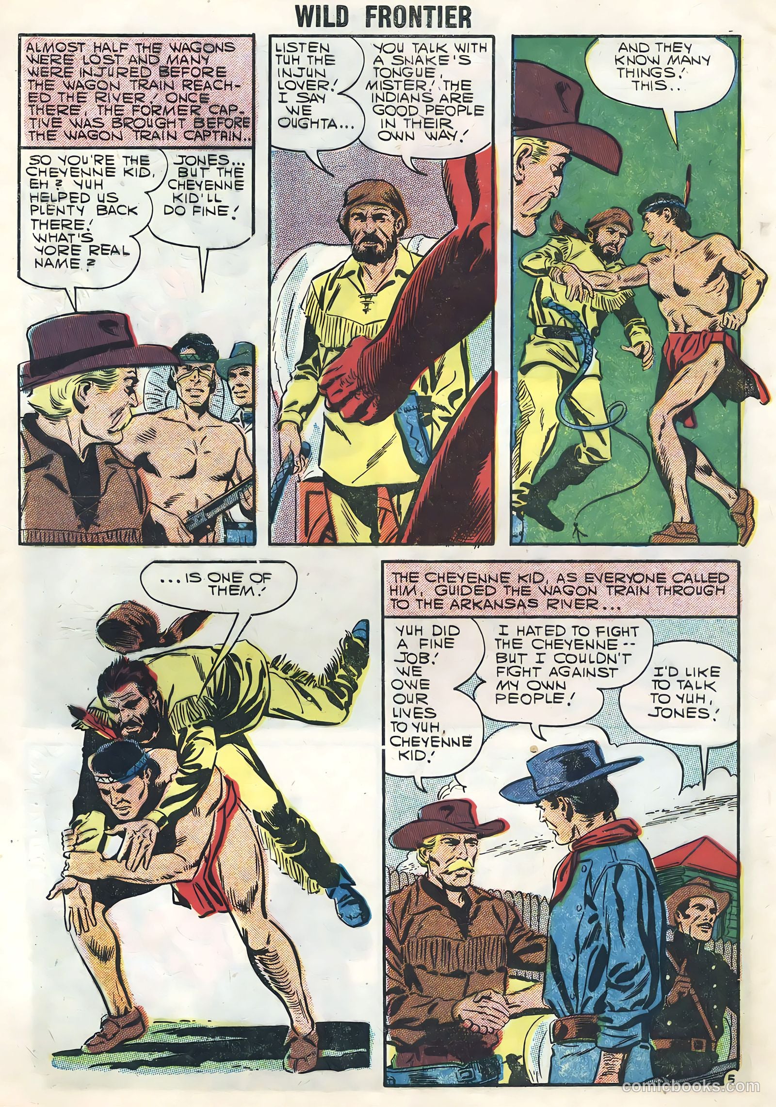 Wild Frontier #7 (1957) — page 8 of 36