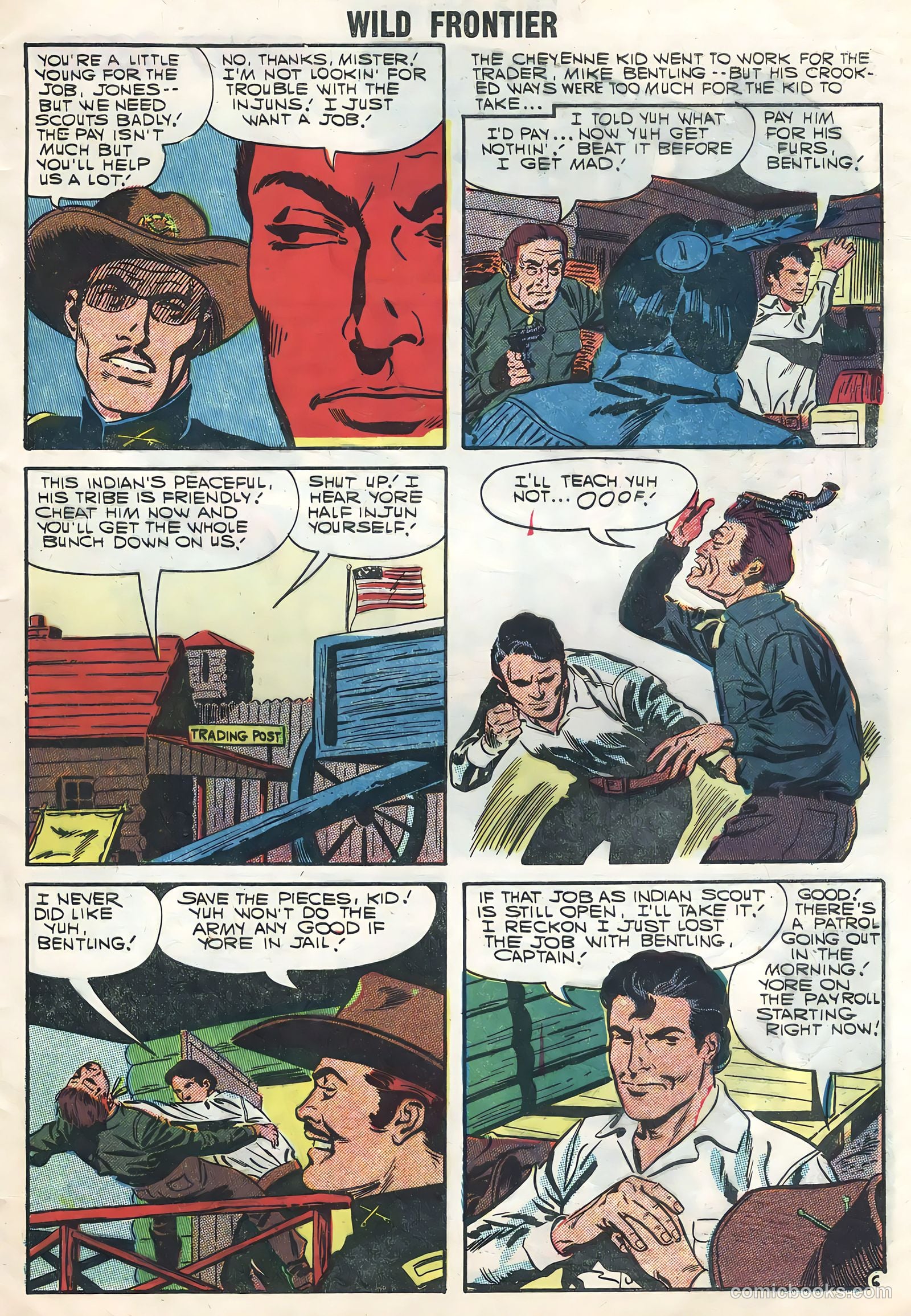 Wild Frontier #7 (1957) — page 9 of 36