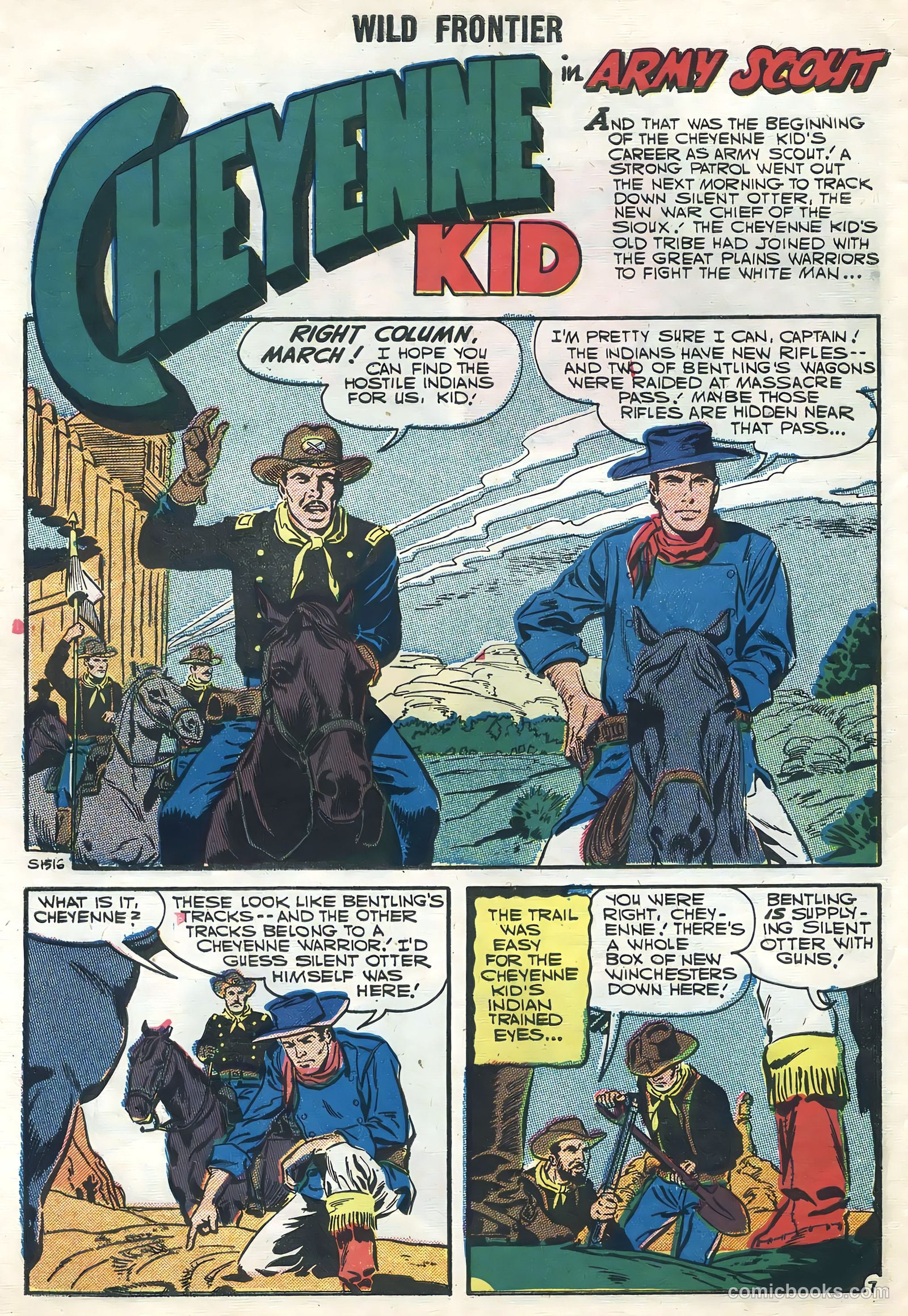 Wild Frontier #7 (1957) — page 10 of 36