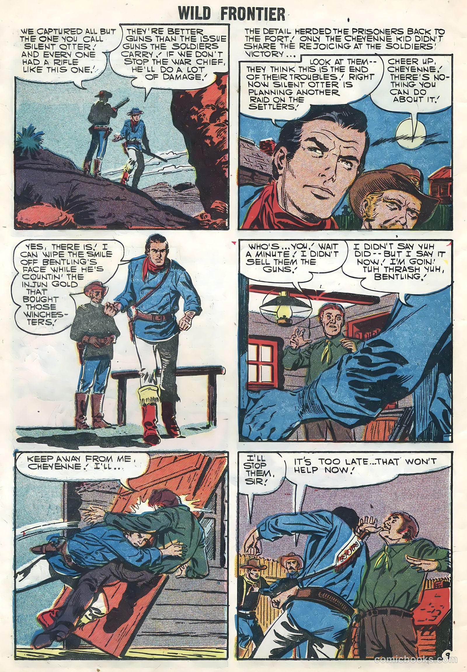 Wild Frontier #7 (1957) — page 12 of 36