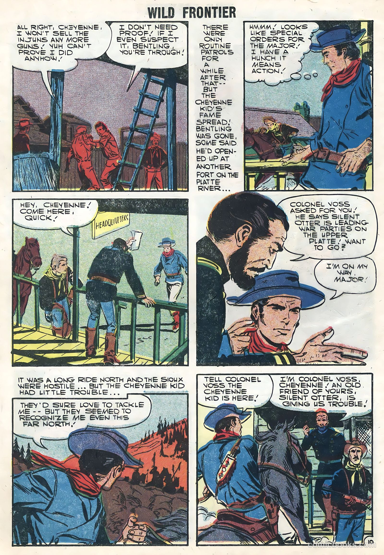 Wild Frontier #7 (1957) — page 13 of 36
