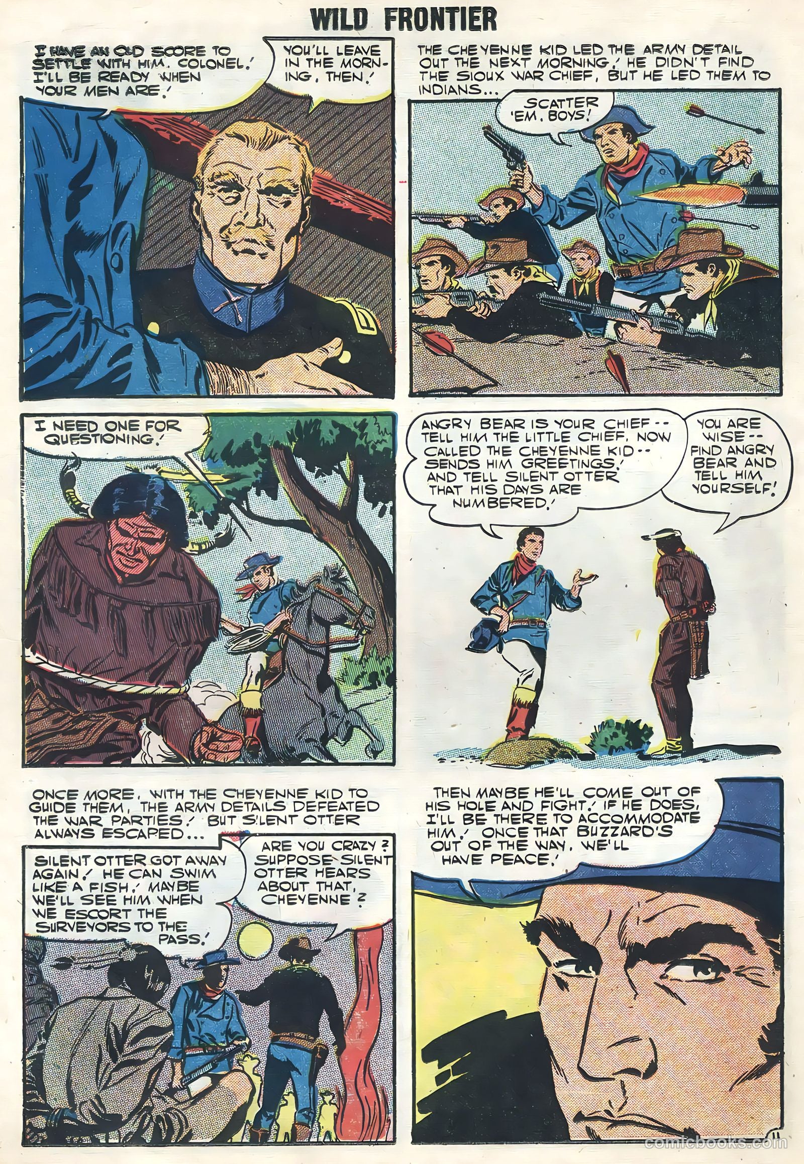 Wild Frontier #7 (1957) — page 14 of 36