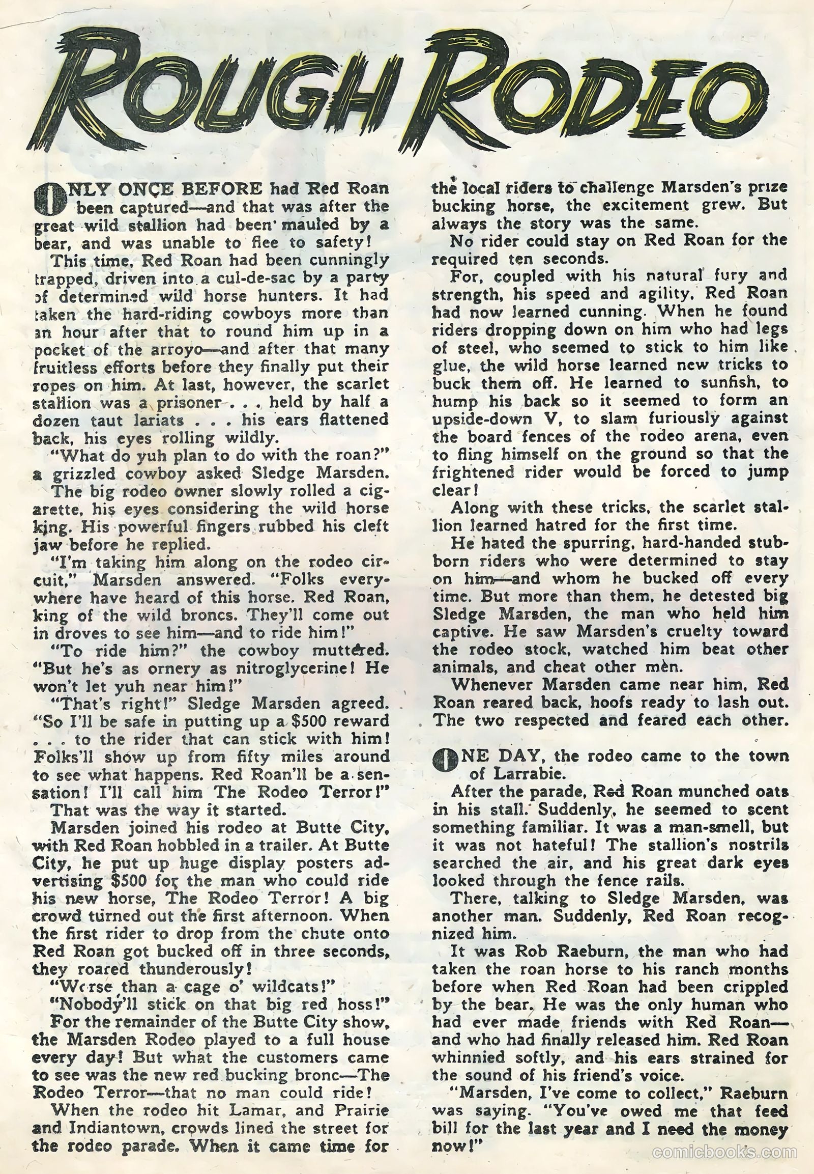 Wild Frontier #7 (1957) — page 16 of 36