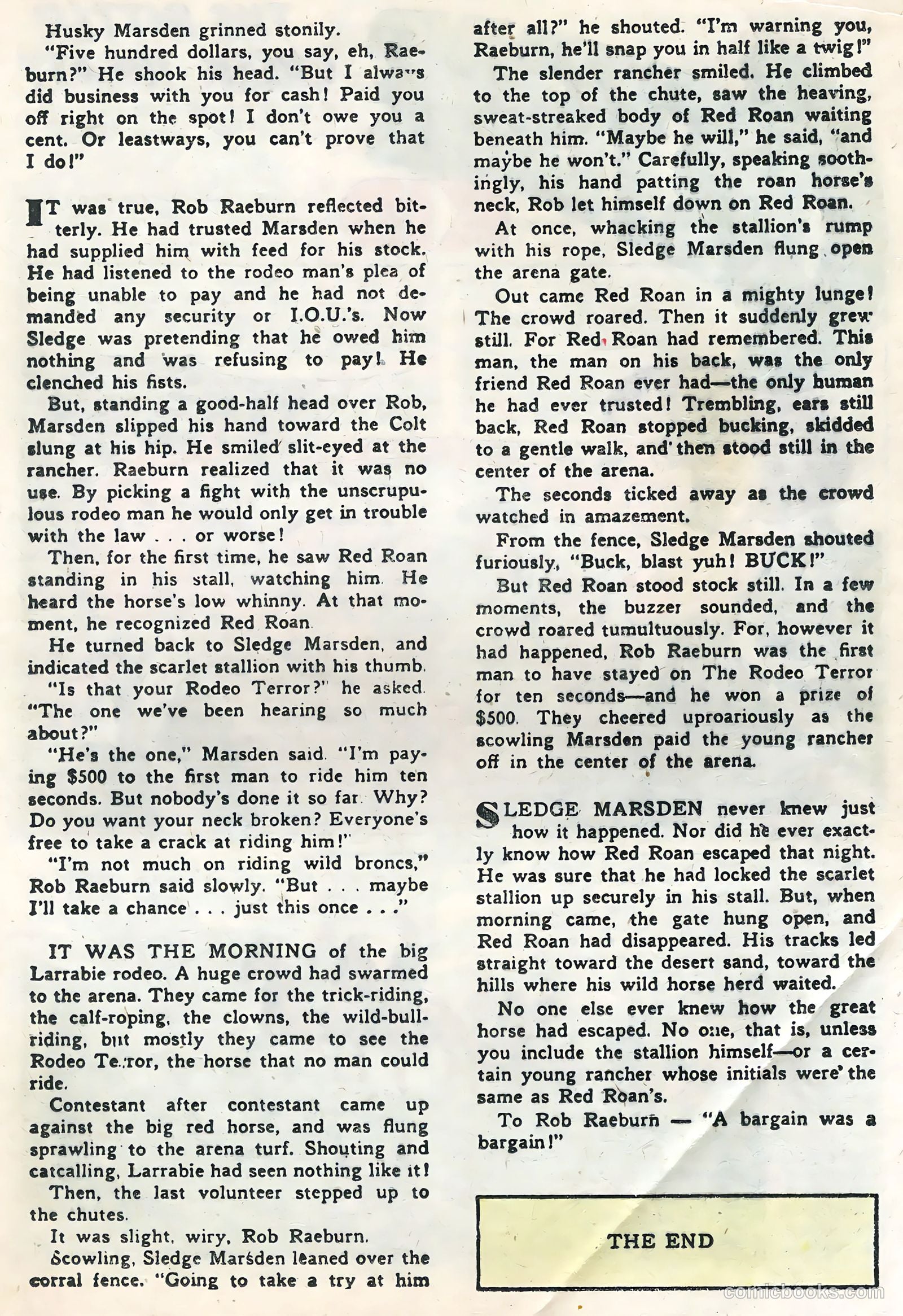 Wild Frontier #7 (1957) — page 17 of 36