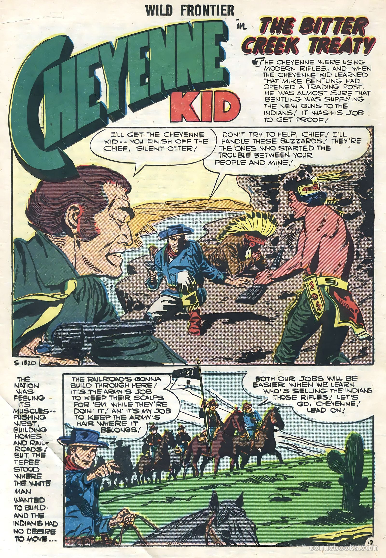 Wild Frontier #7 (1957) — page 18 of 36