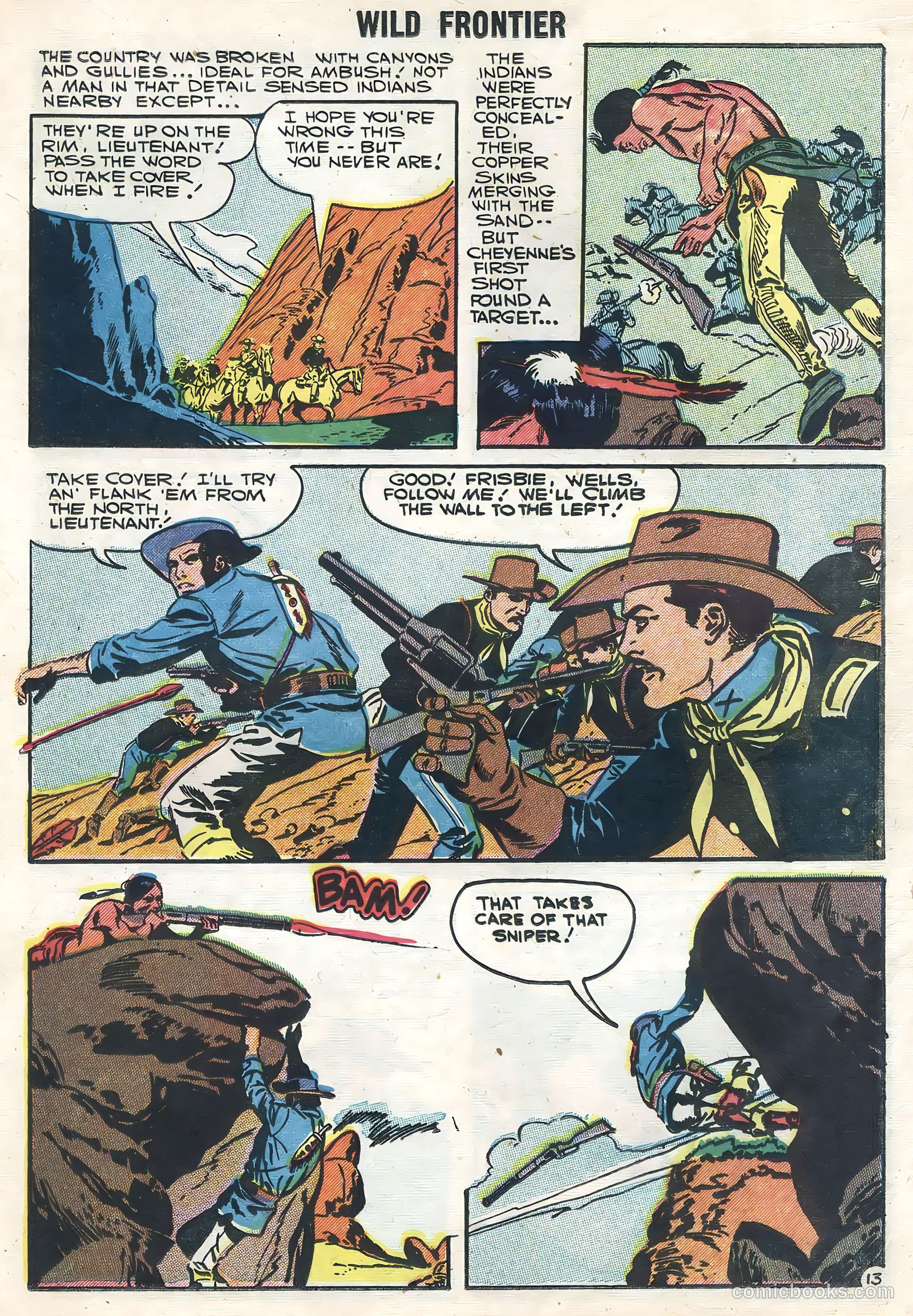 Wild Frontier #7 (1957) — page 19 of 36