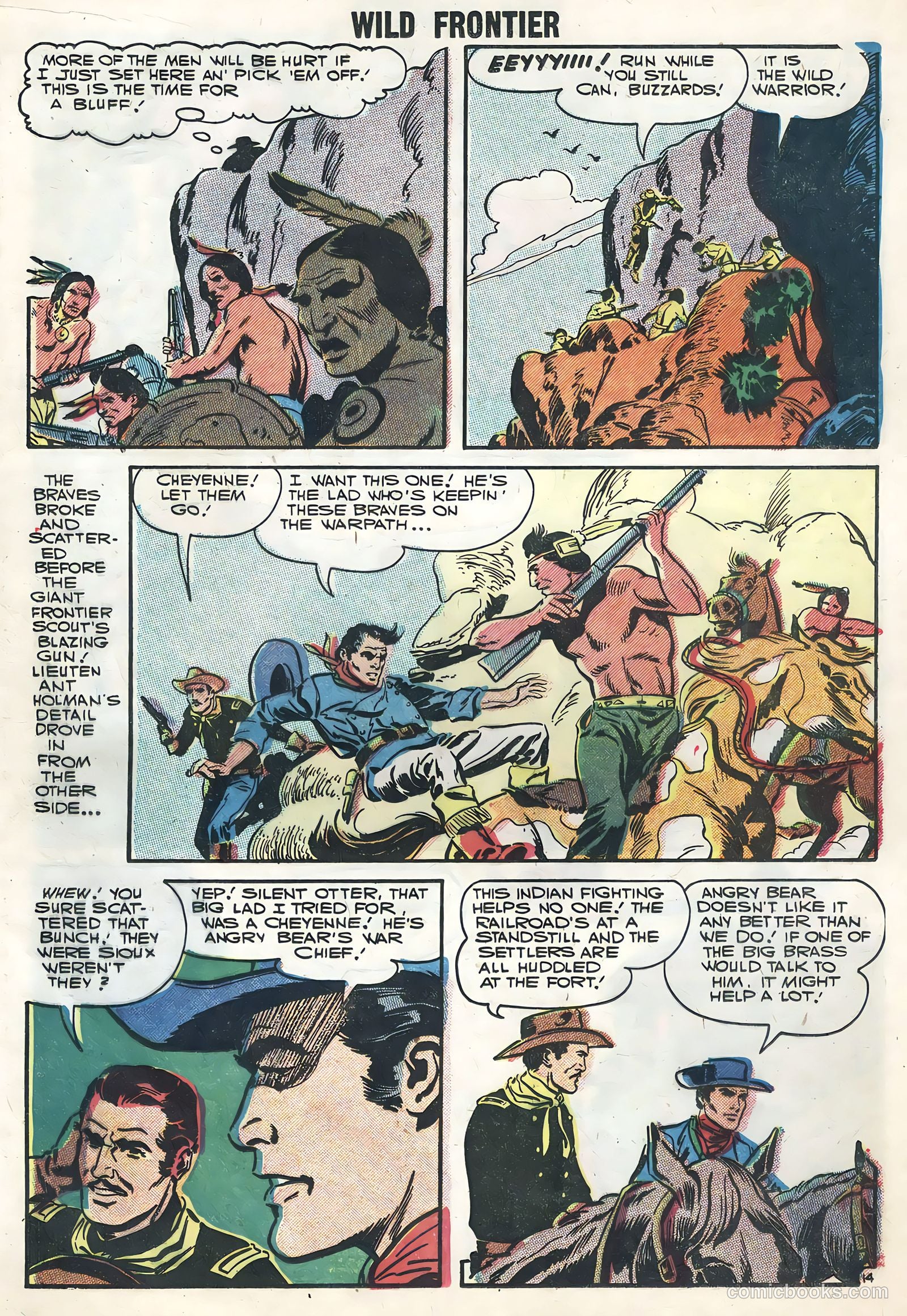 Wild Frontier #7 (1957) — page 20 of 36