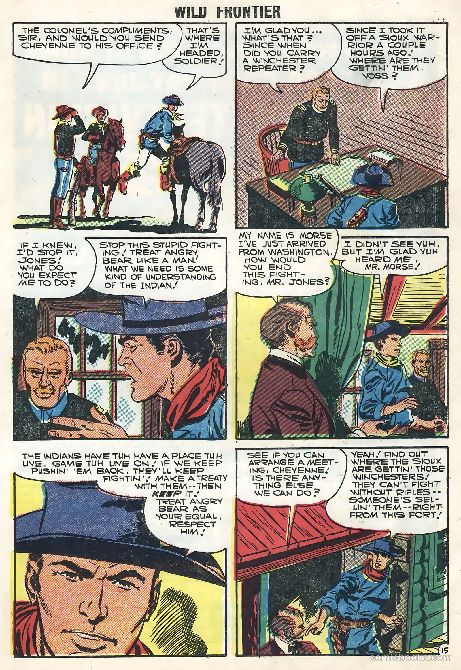 Wild Frontier #7 (1957) — page 21 of 36