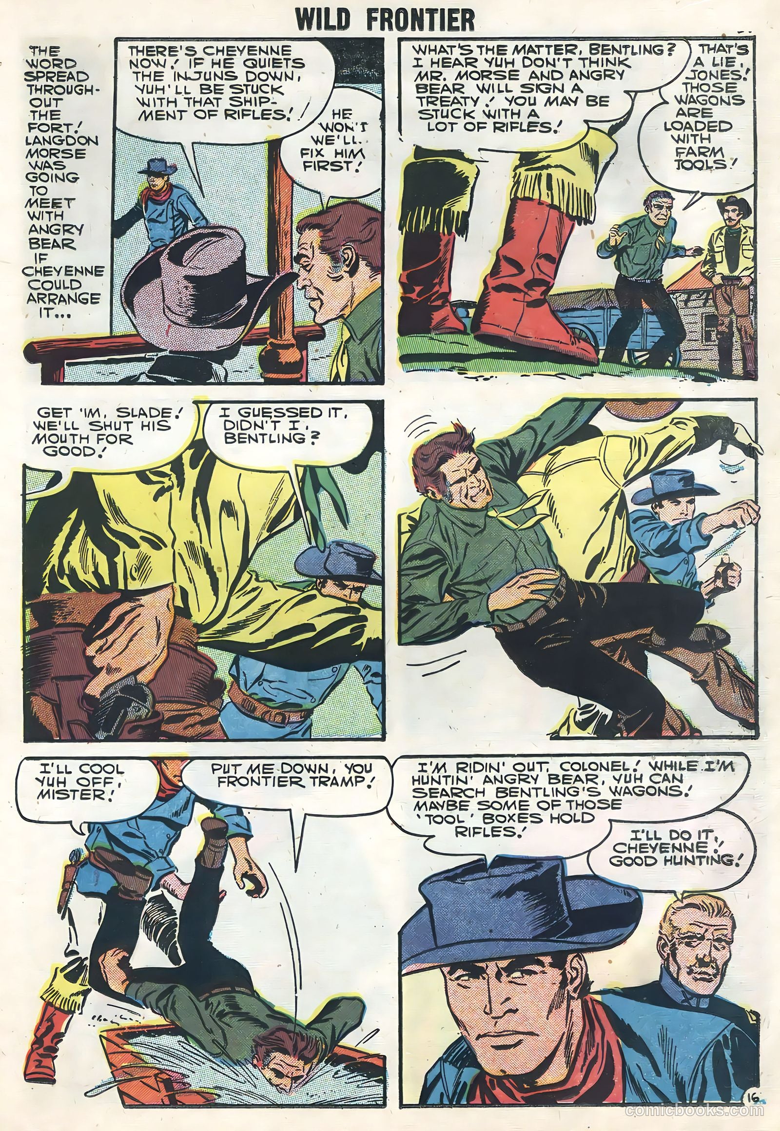 Wild Frontier #7 (1957) — page 23 of 36