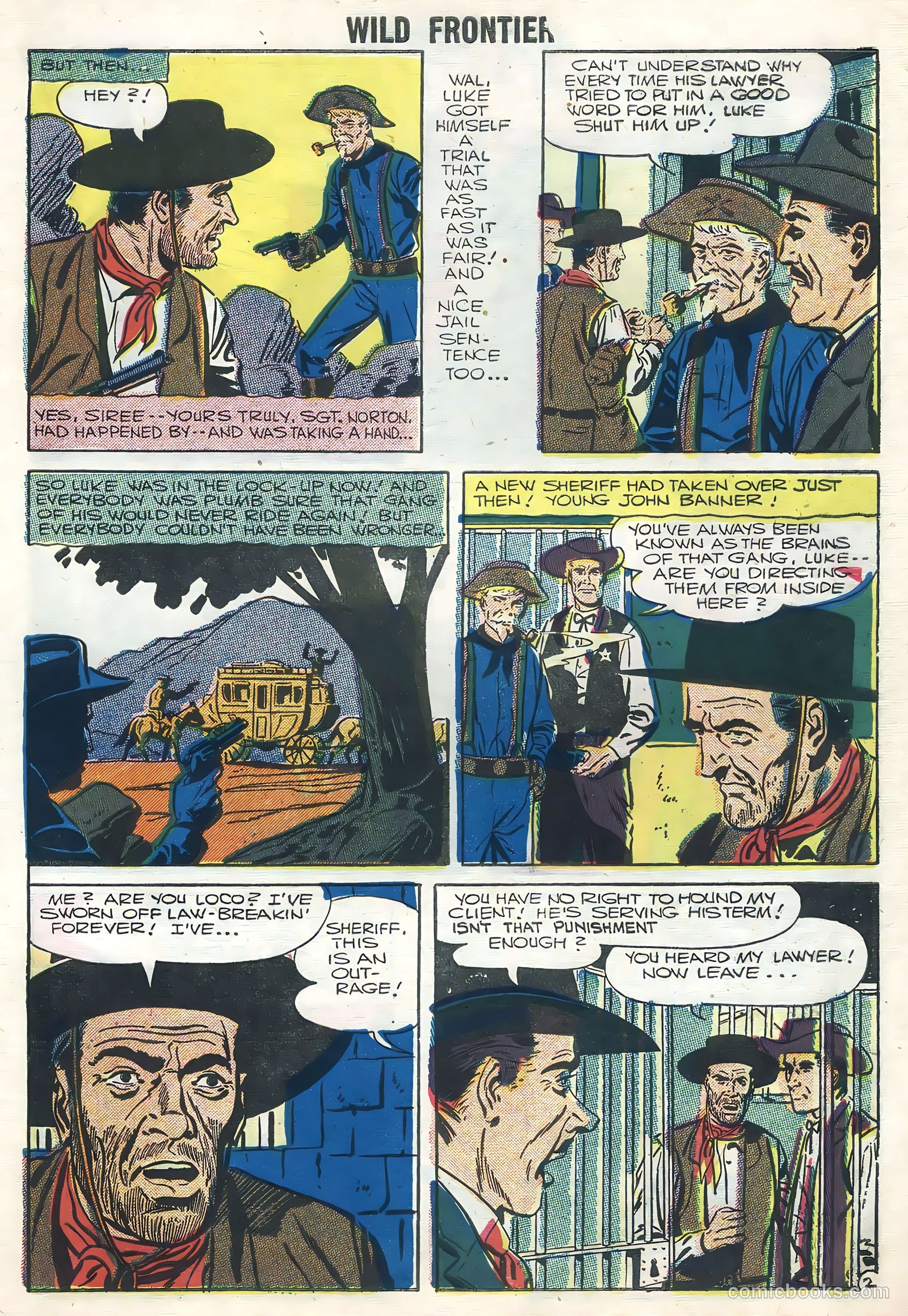 Wild Frontier #7 (1957) — page 27 of 36