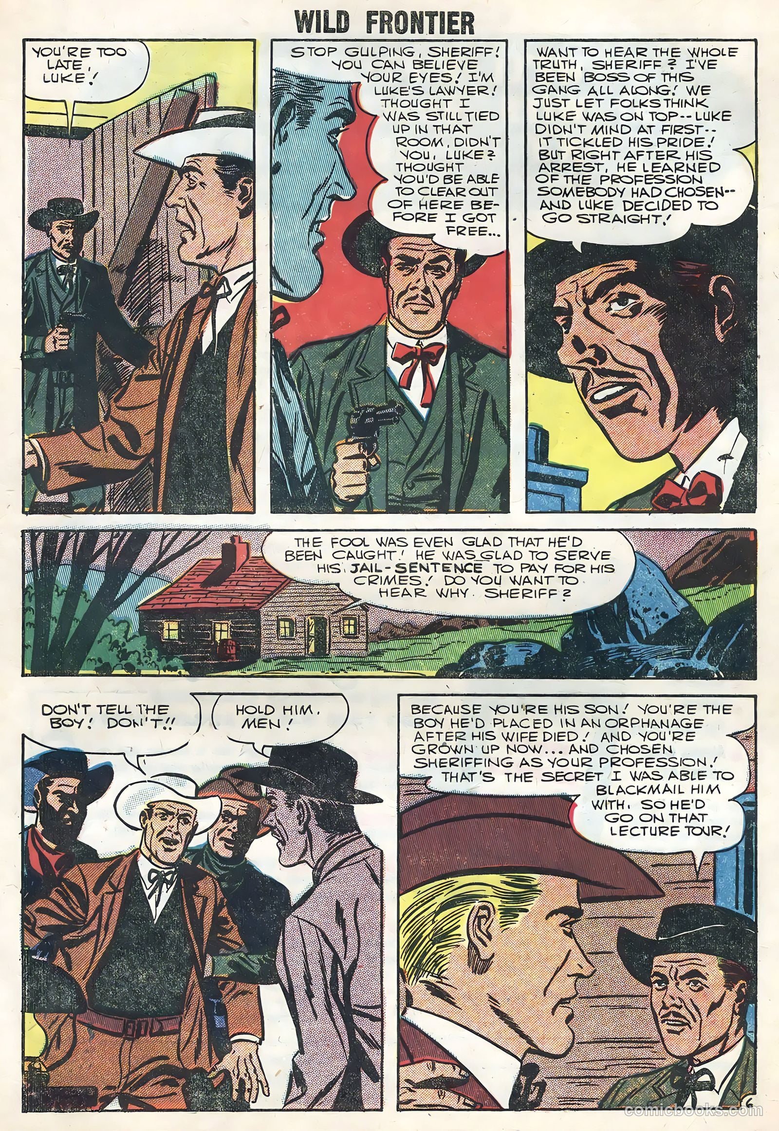 Wild Frontier #7 (1957) — page 32 of 36