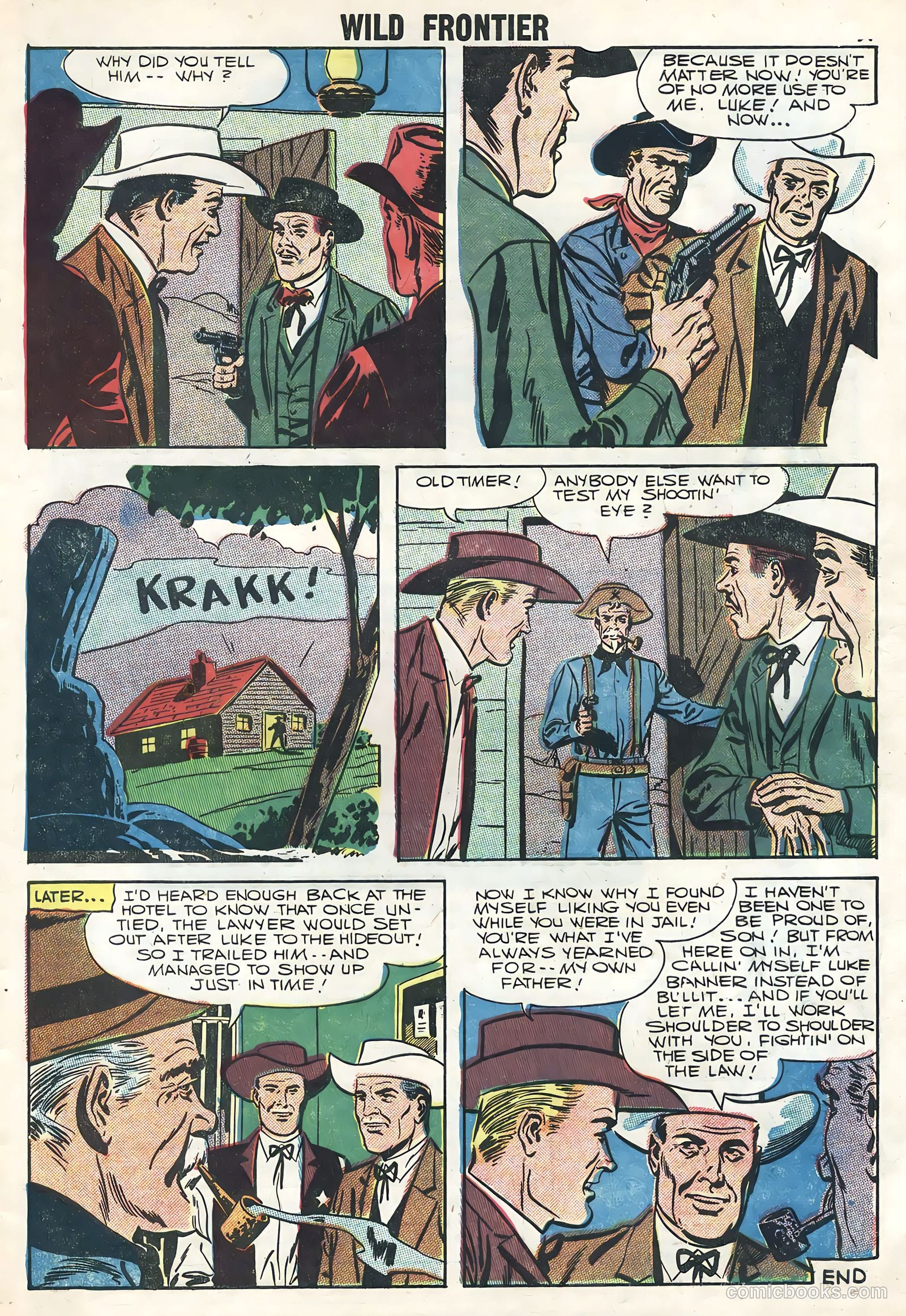 Wild Frontier #7 (1957) — page 33 of 36