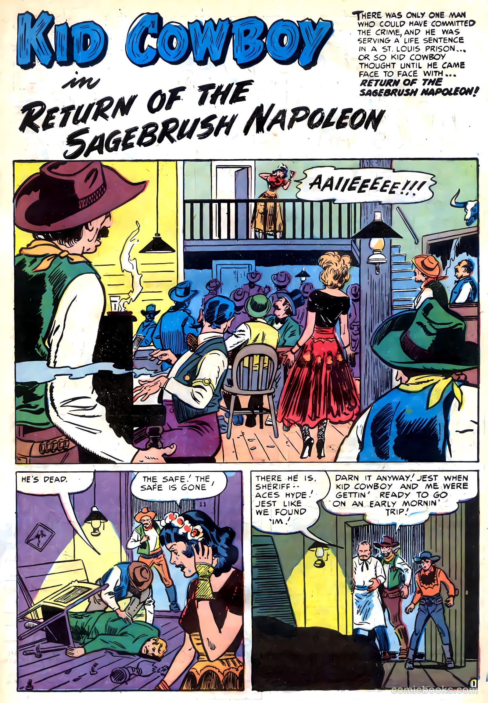 Wild Western Roundup #1 (1958) — page 3 of 37