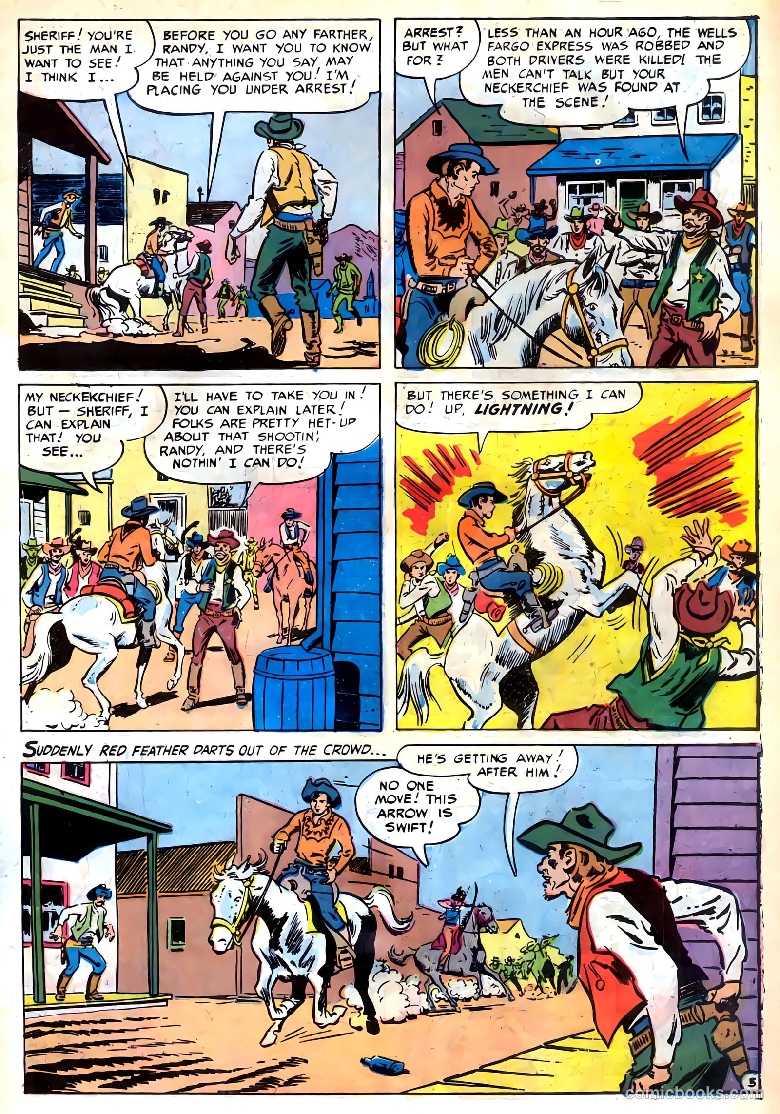 Wild Western Roundup #1 (1958) — page 7 of 37