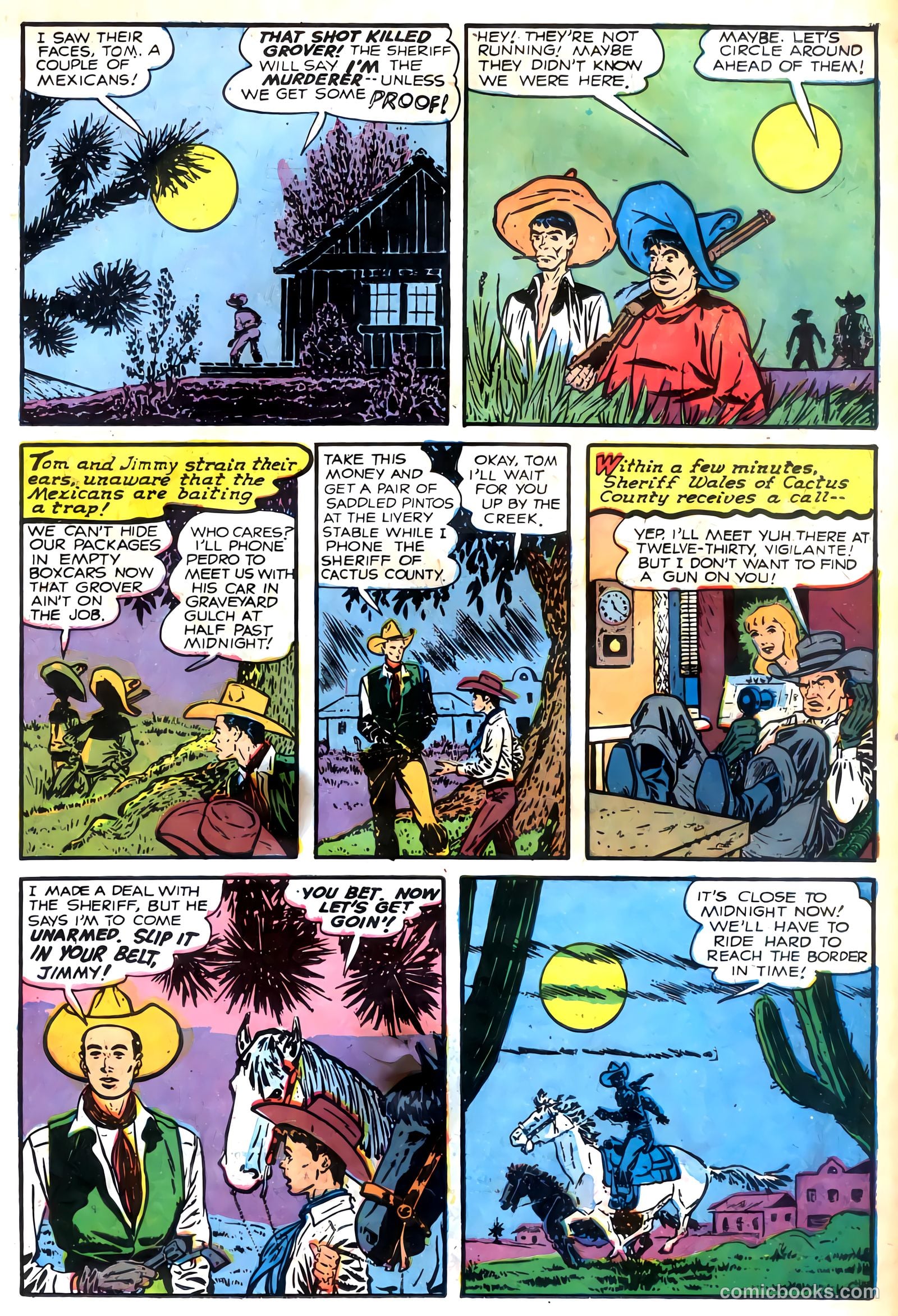 Wild Western Roundup #1 (1958) — page 23 of 37