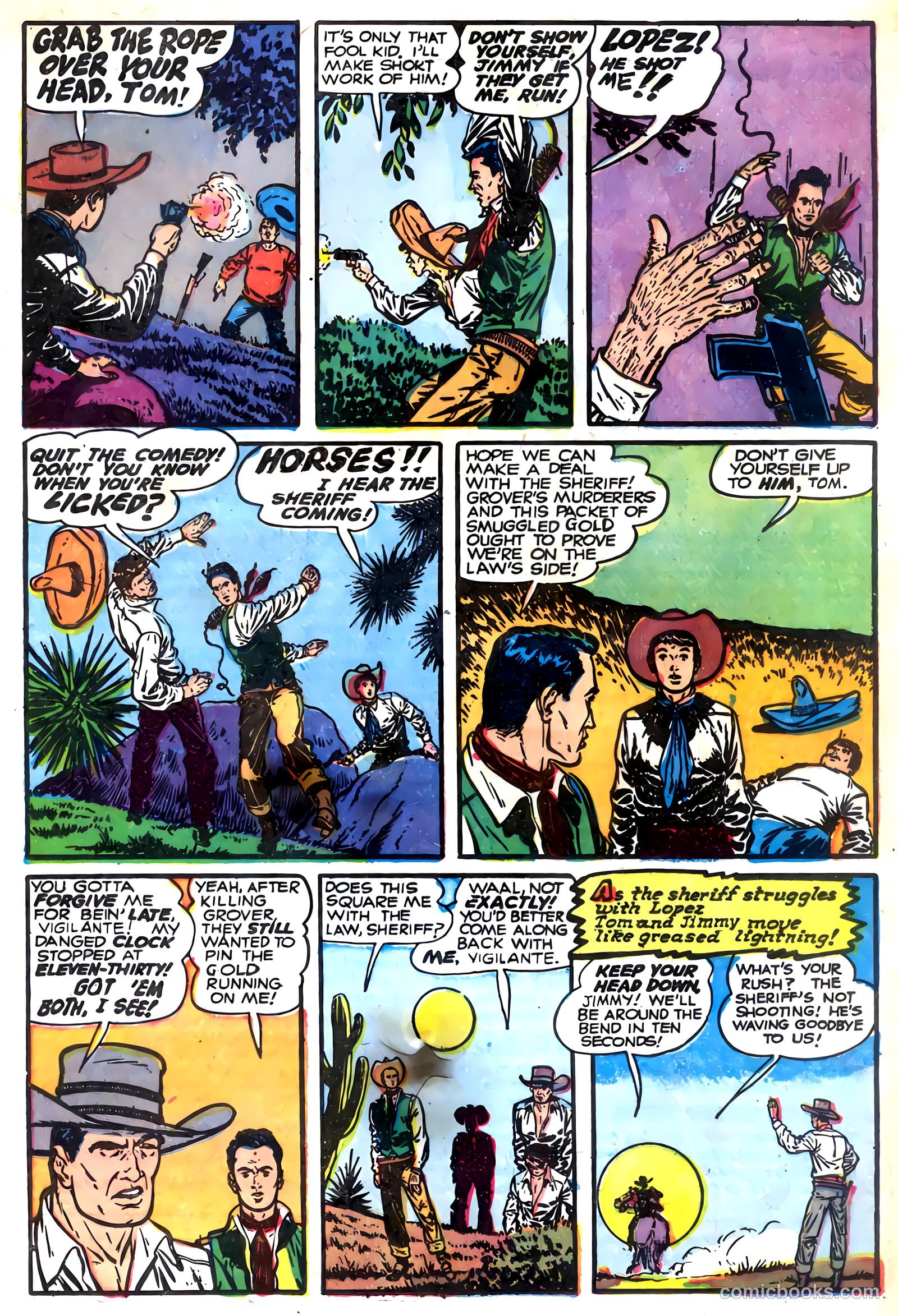 Wild Western Roundup #1 (1958) — page 25 of 37