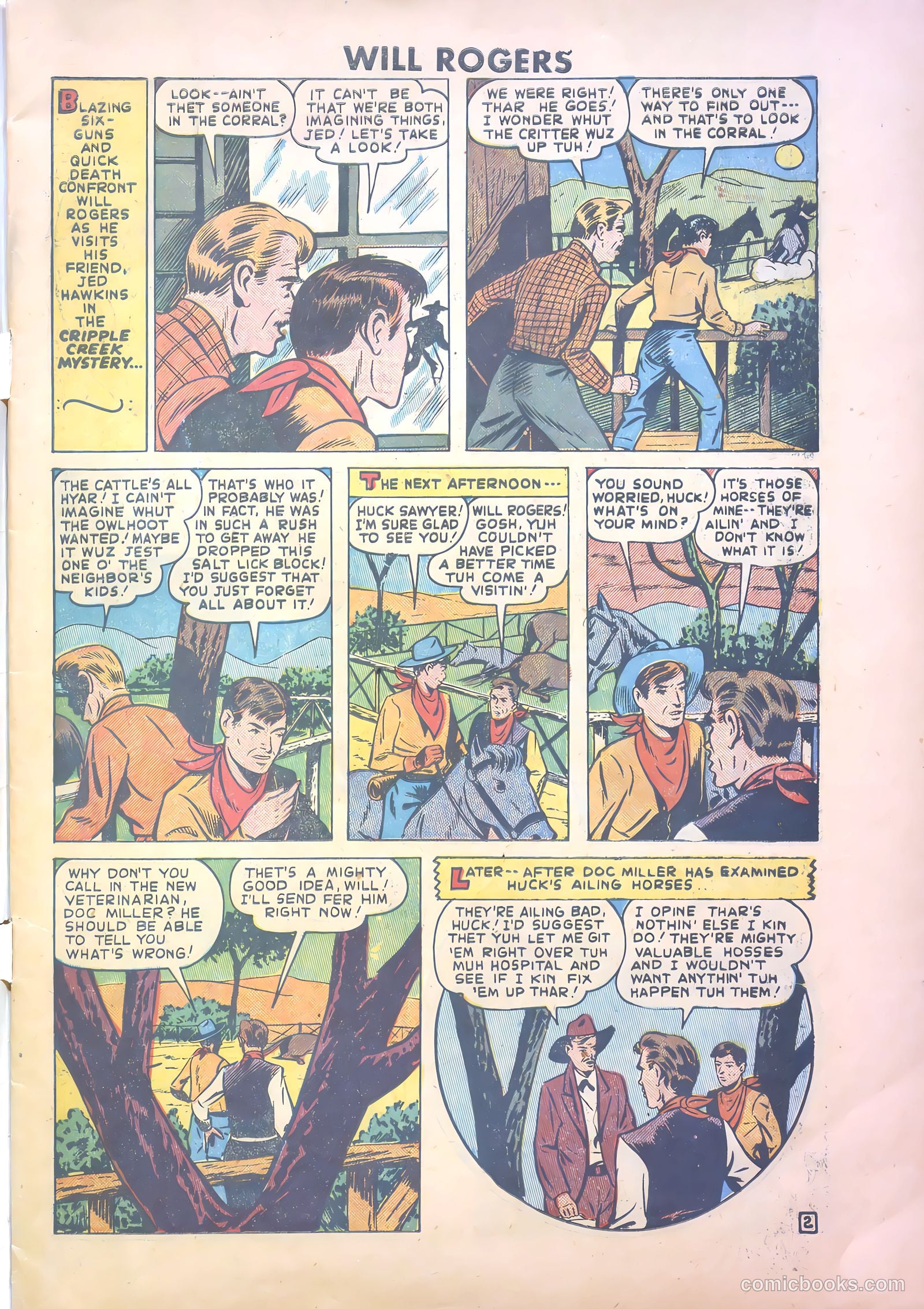 Will Rogers #2 (1950) — page 3 of 37