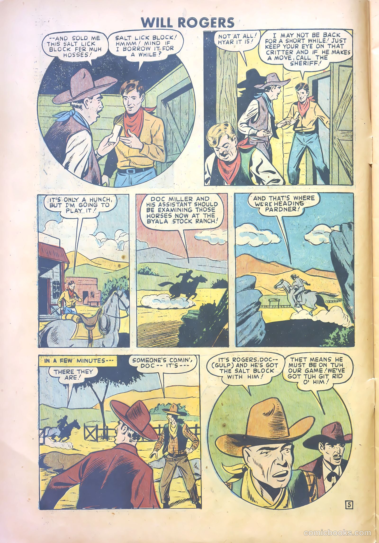 Will Rogers #2 (1950) — page 6 of 37