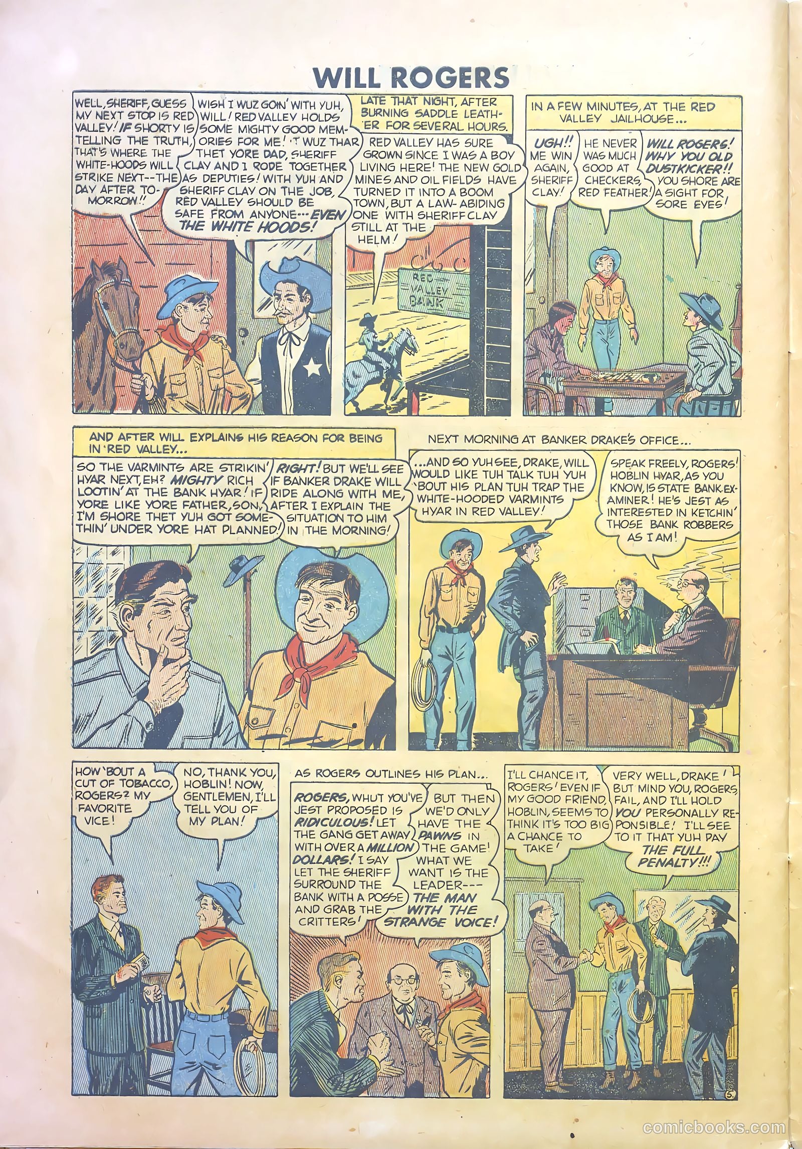 Will Rogers #2 (1950) — page 28 of 37