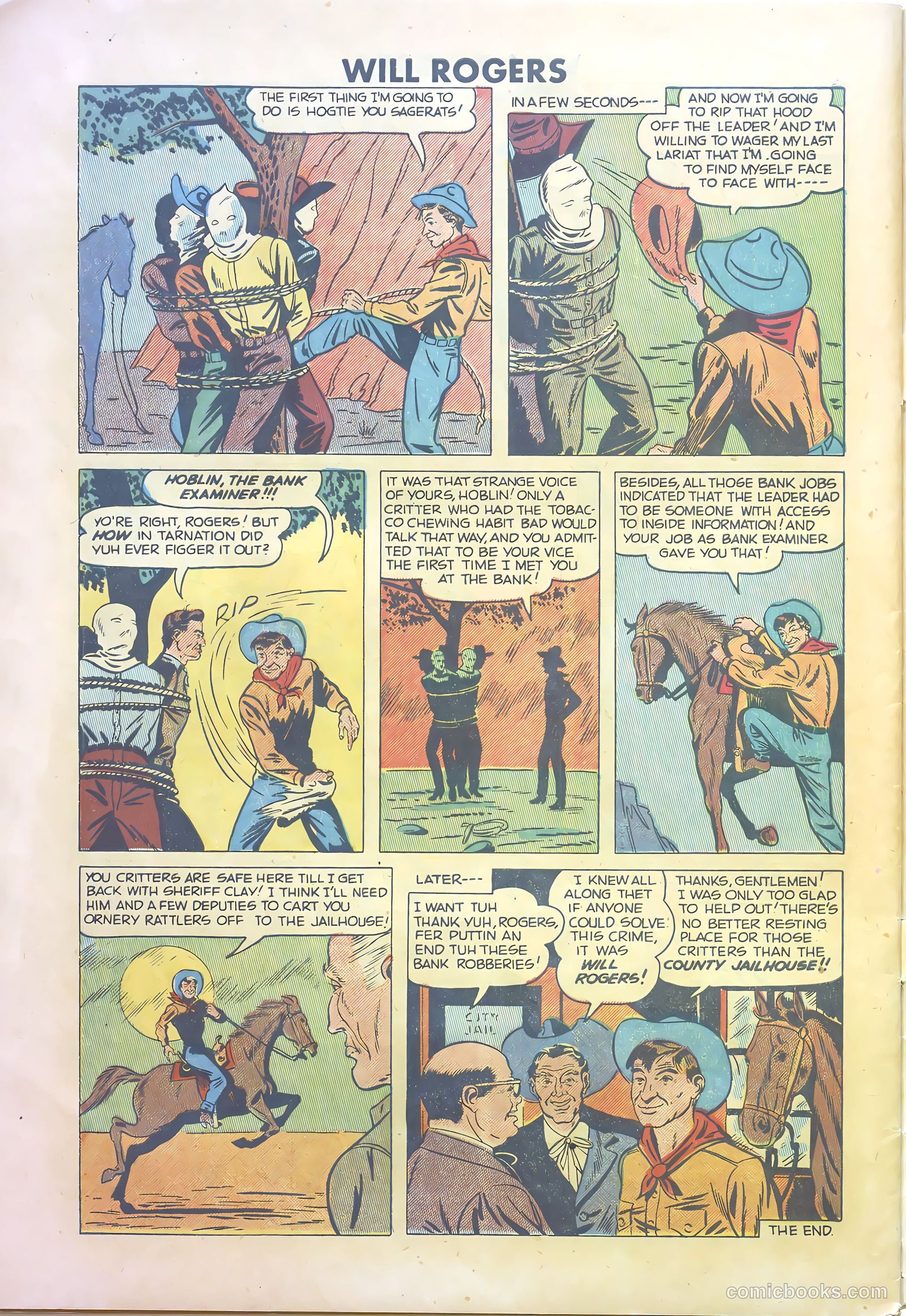 Will Rogers #2 (1950) — page 32 of 37
