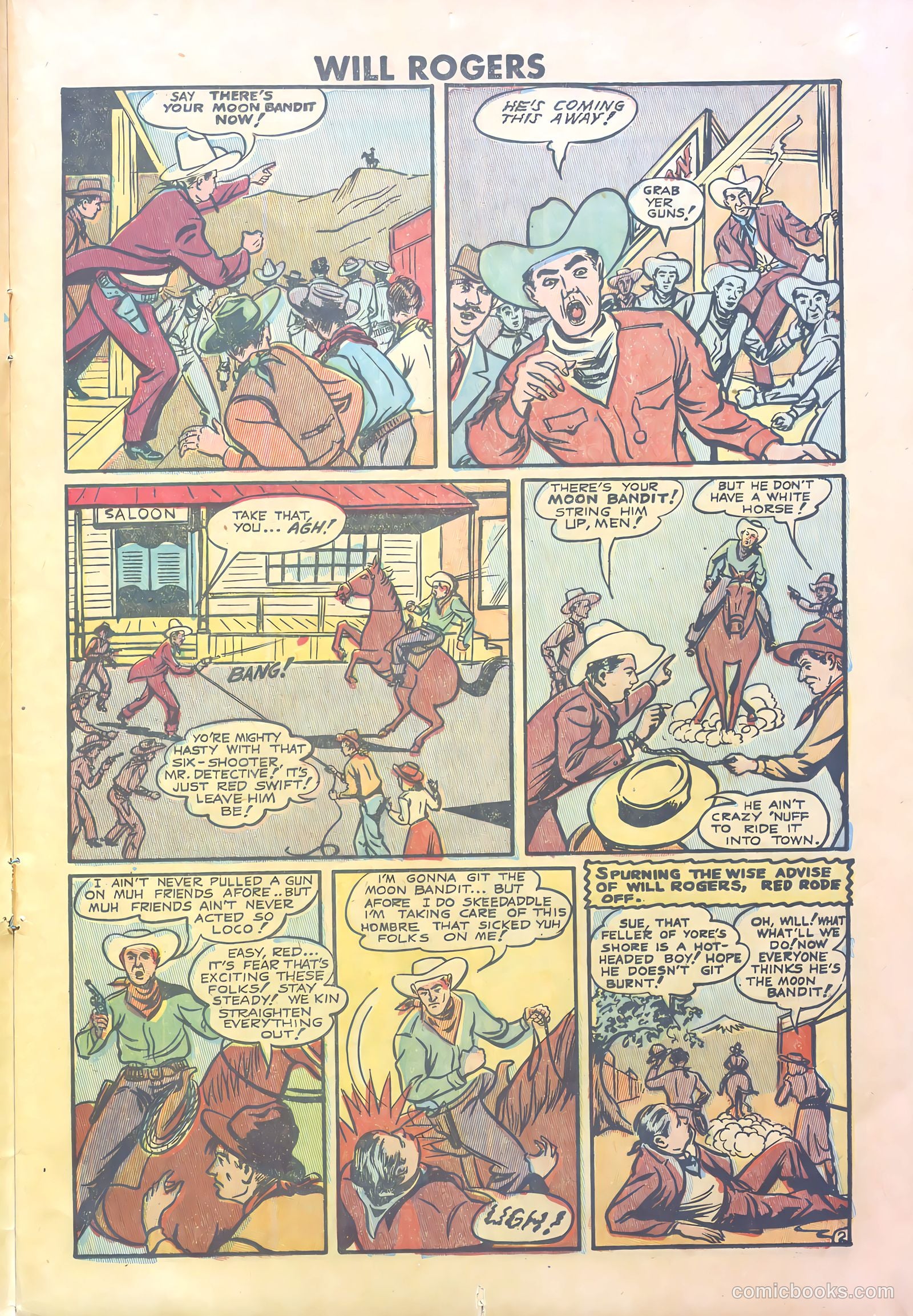 Will Rogers #5 (1950) — page 13 of 36