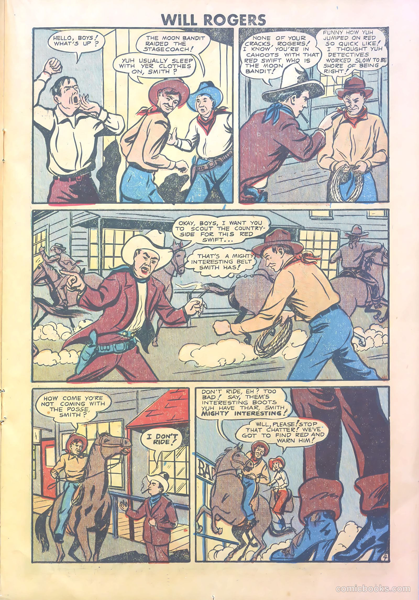 Will Rogers #5 (1950) — page 15 of 36