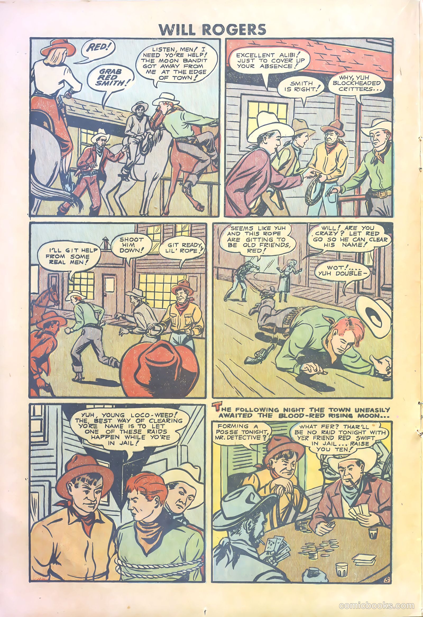 Will Rogers #5 (1950) — page 16 of 36