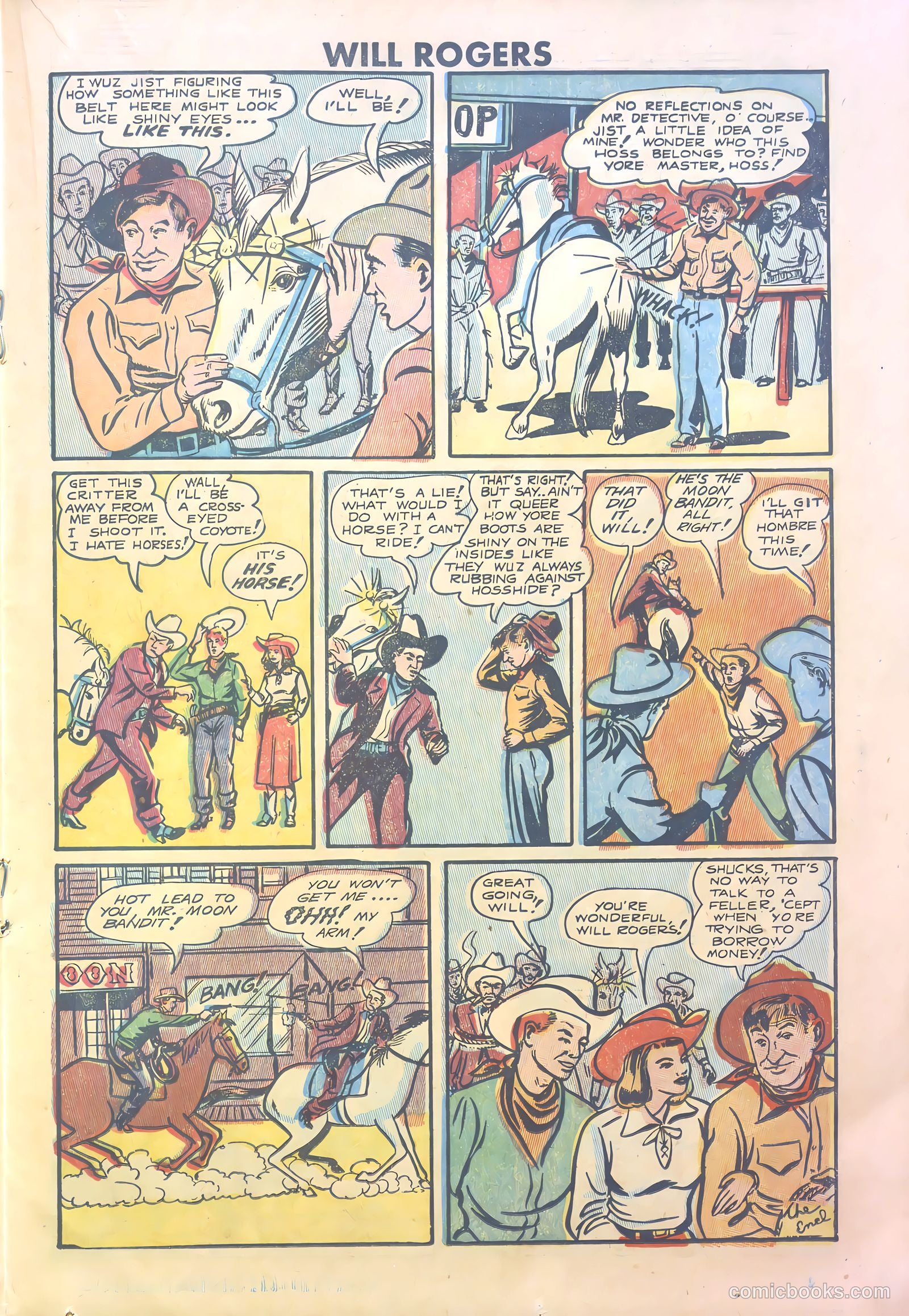 Will Rogers #5 (1950) — page 19 of 36
