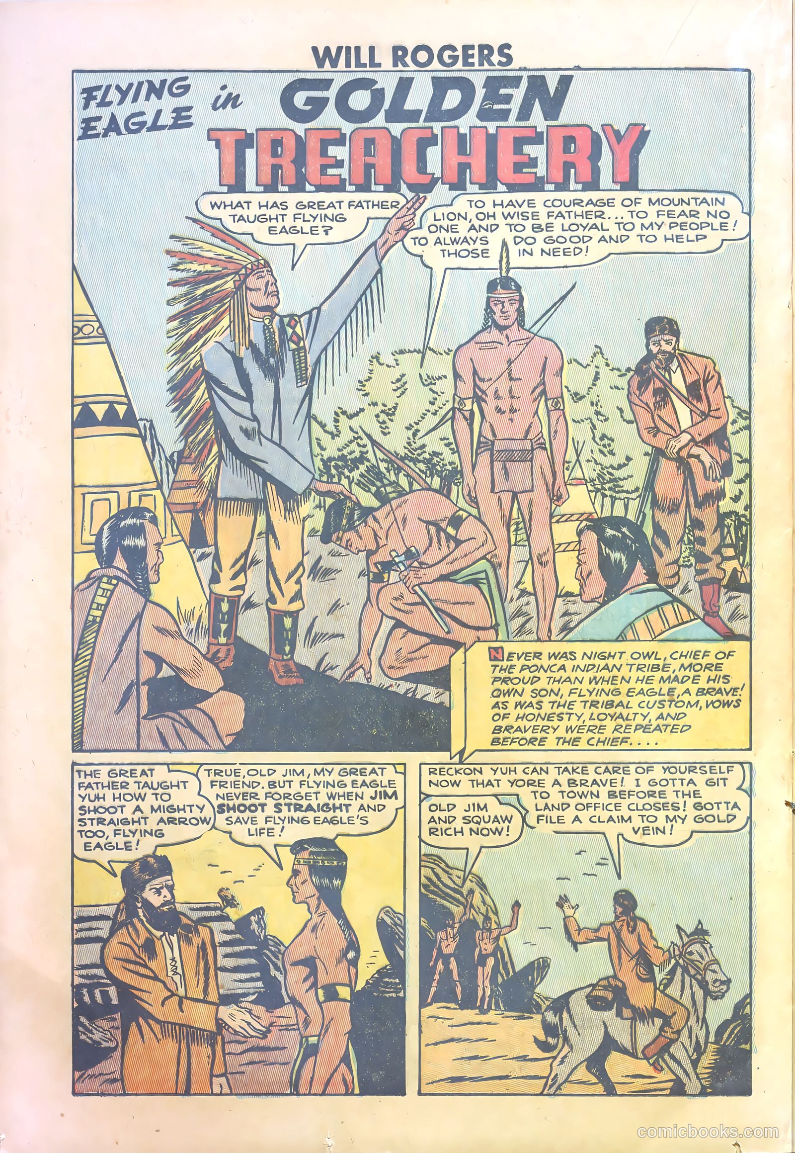 Will Rogers #5 (1950) — page 20 of 36