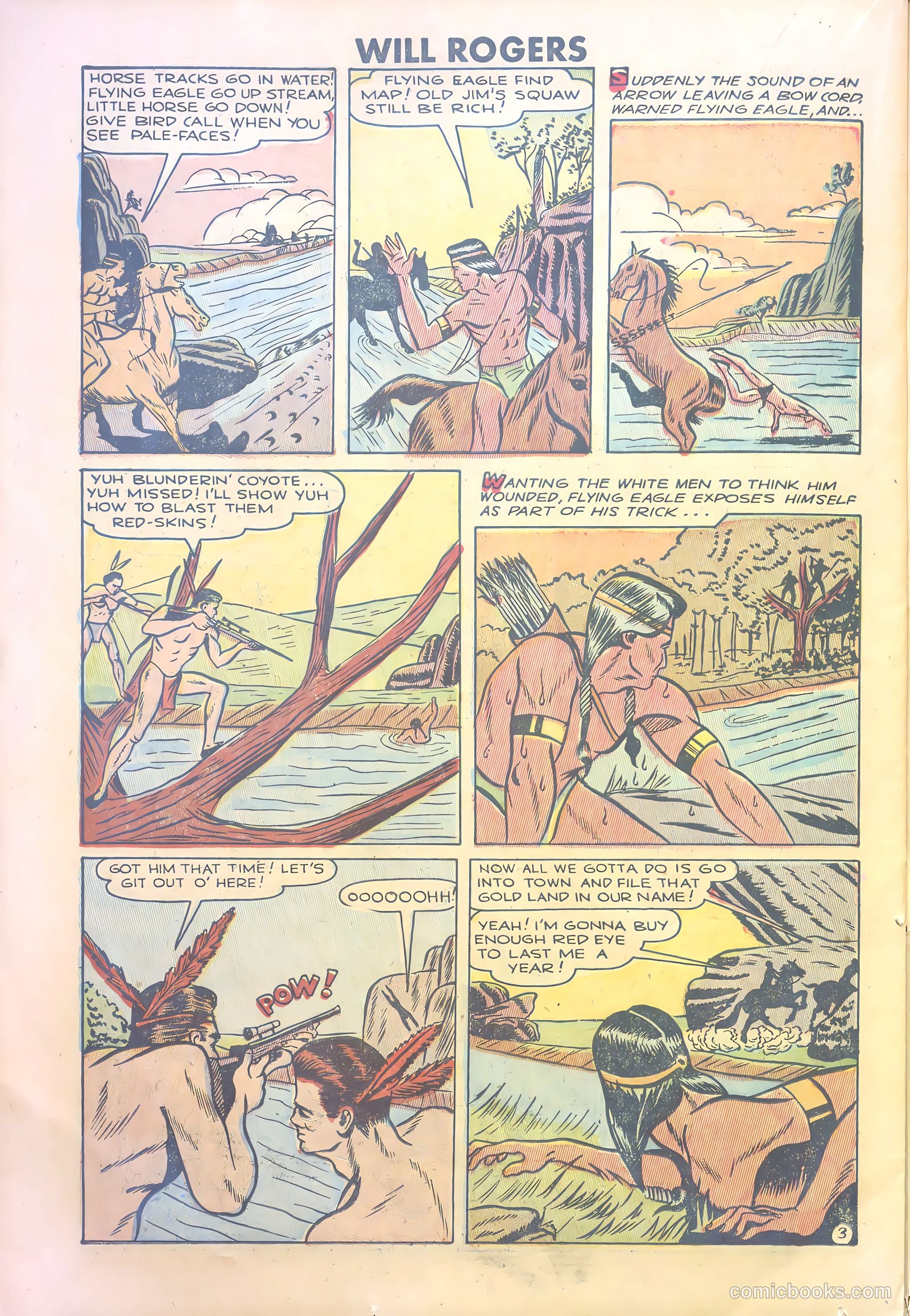 Will Rogers #5 (1950) — page 22 of 36