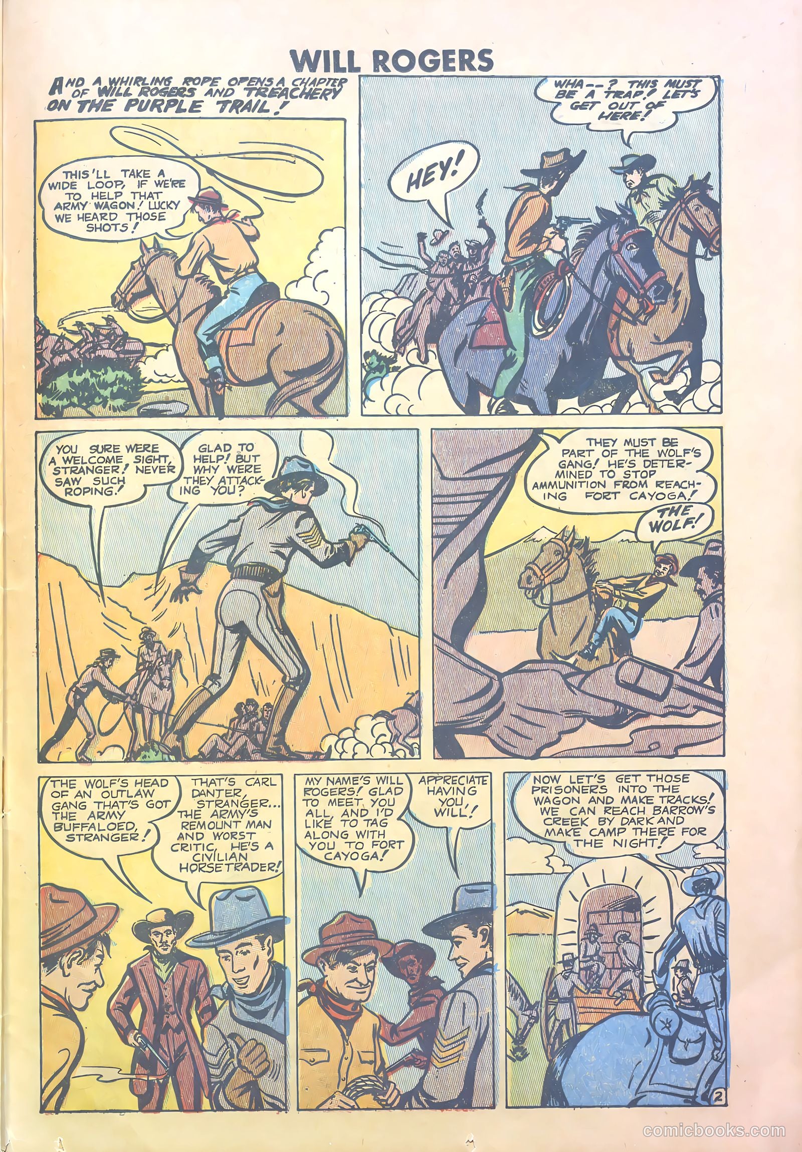 Will Rogers #5 (1950) — page 25 of 36