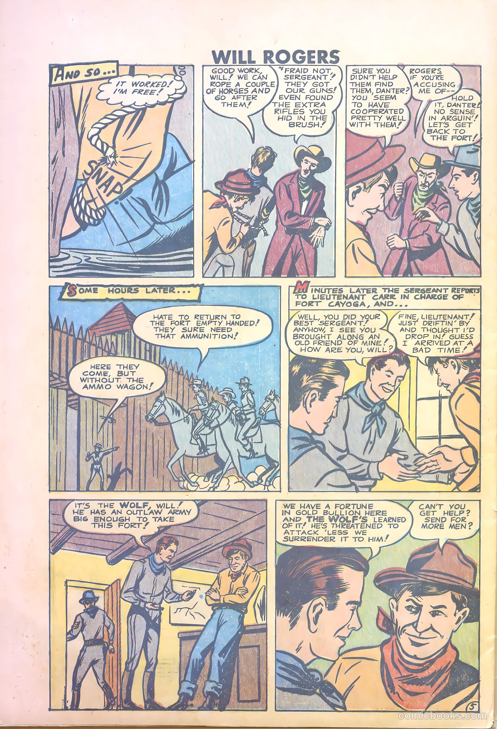 Will Rogers #5 (1950) — page 28 of 36