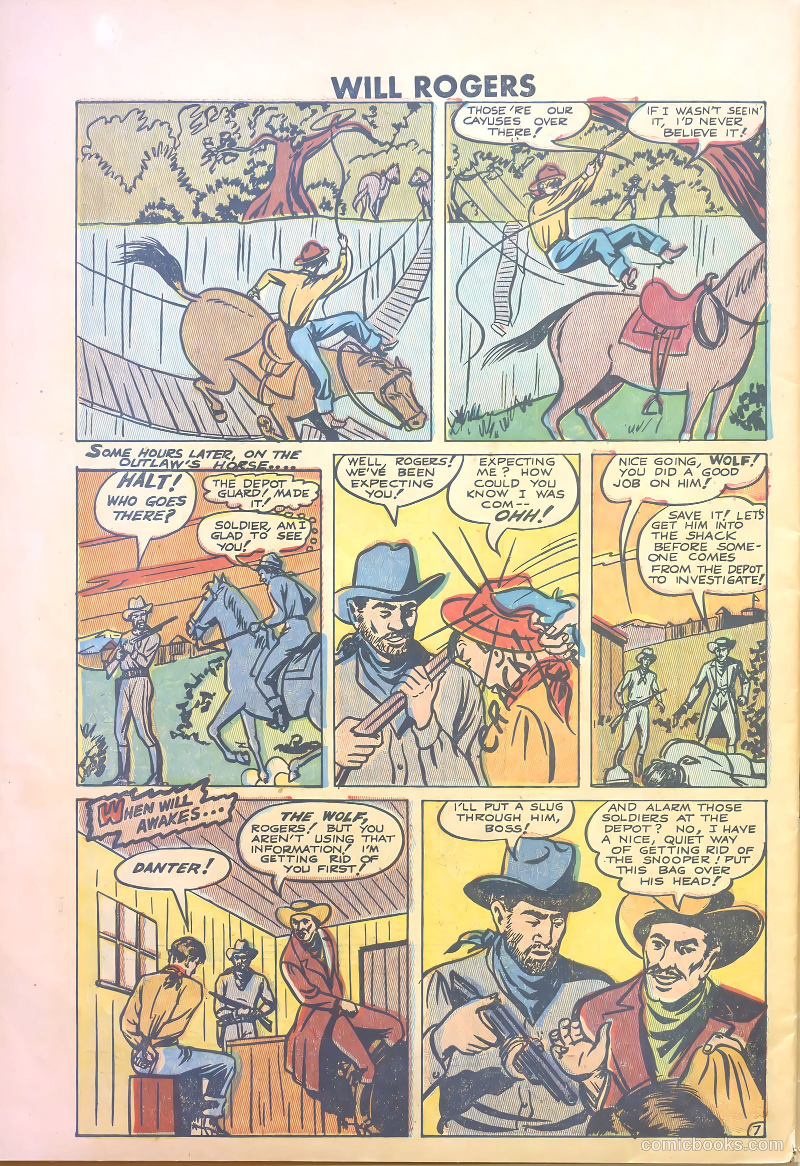 Will Rogers #5 (1950) — page 30 of 36