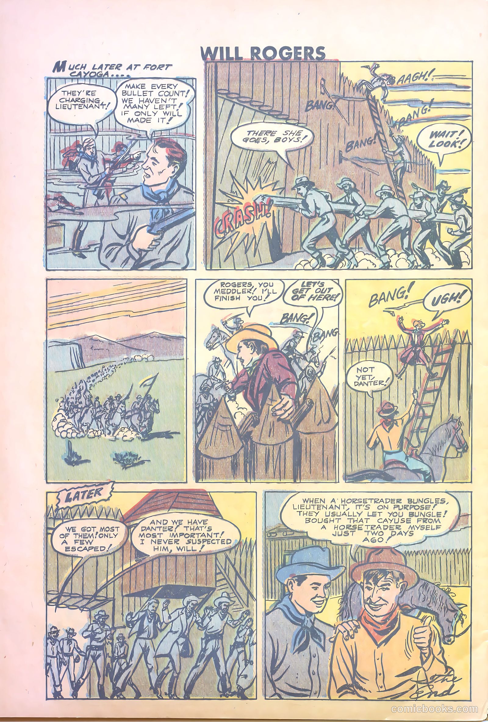 Will Rogers #5 (1950) — page 32 of 36