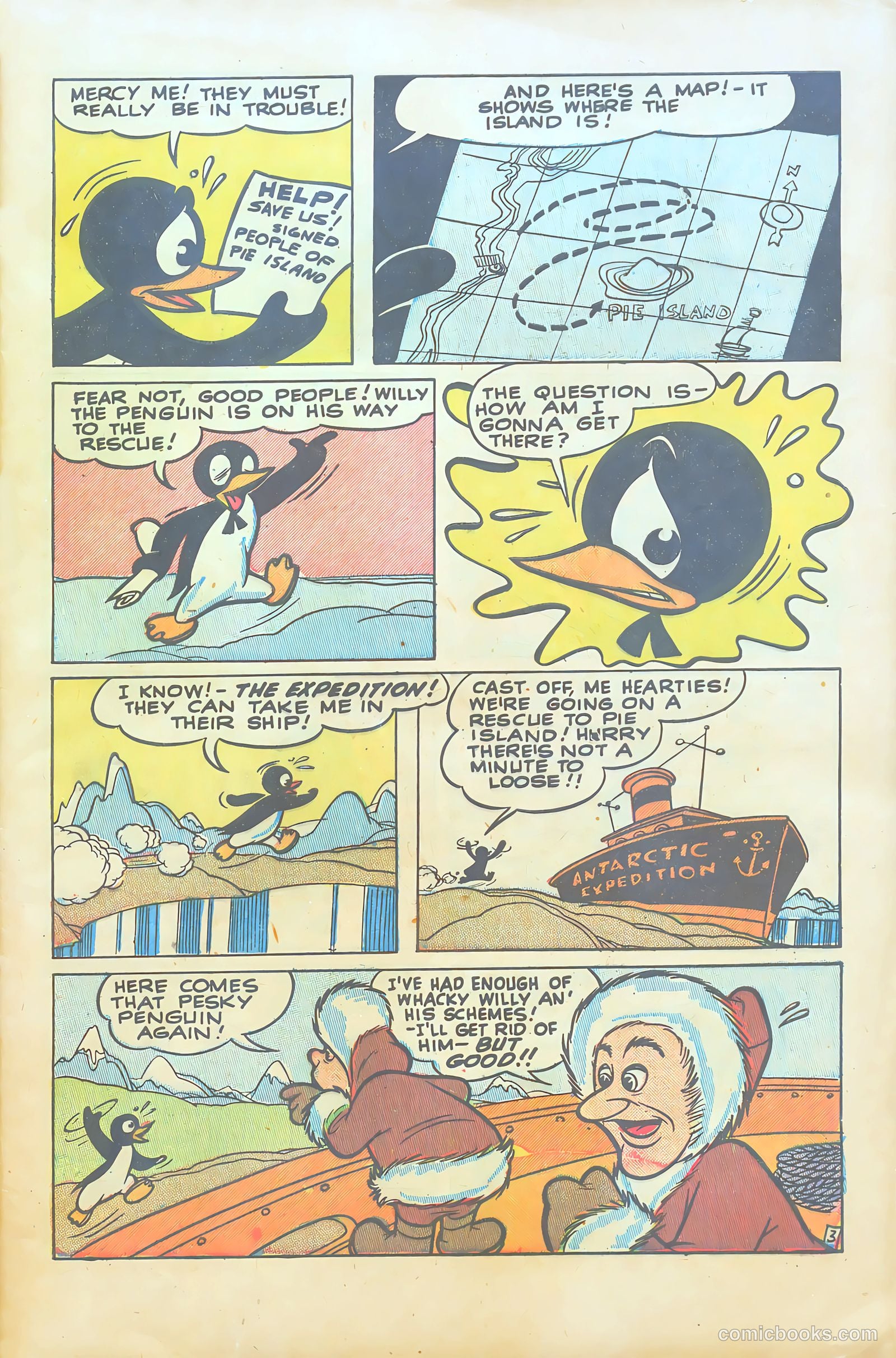Willie the Penguin #1 (1951) — page 5 of 36
