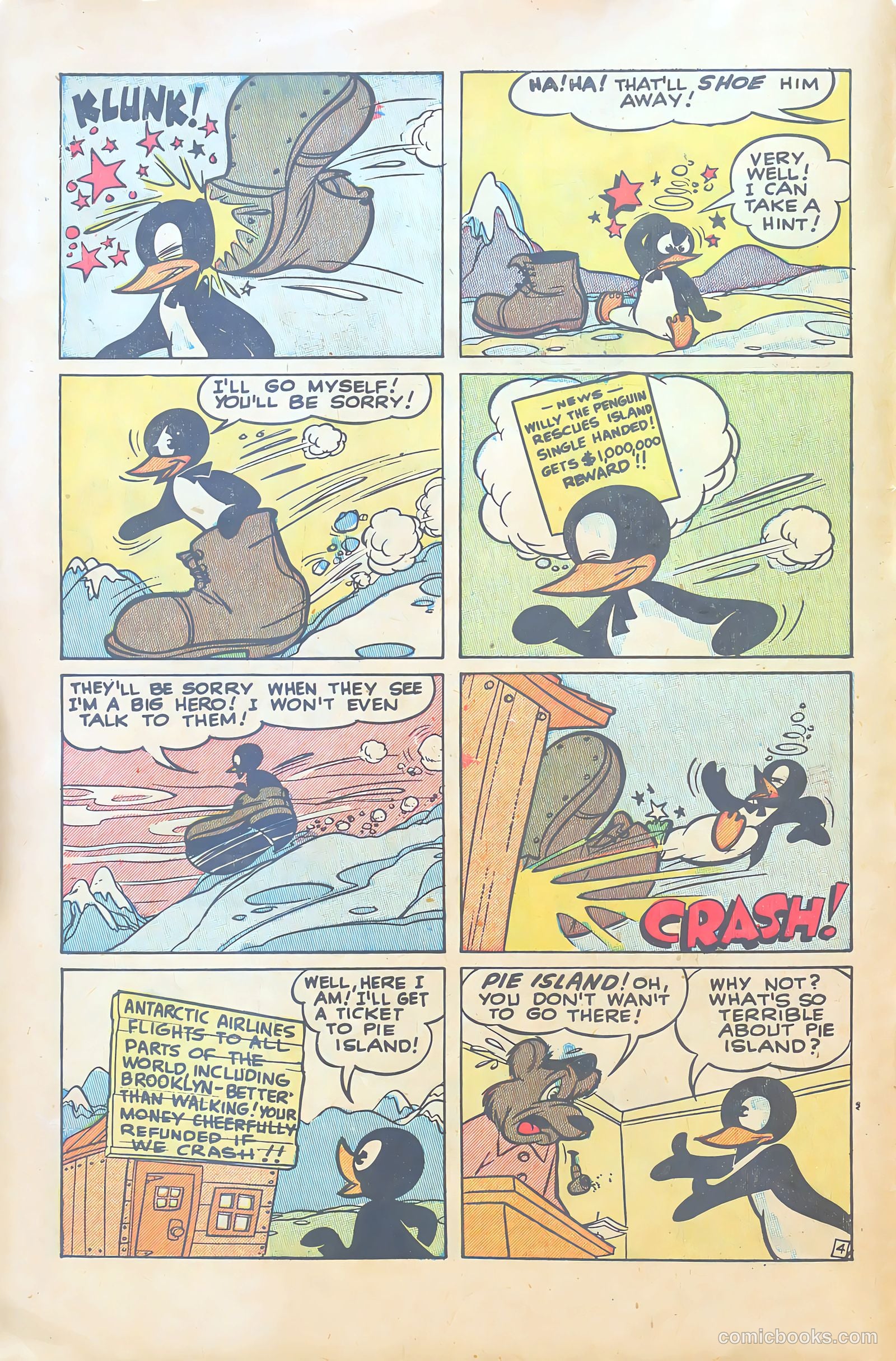 Willie the Penguin #1 (1951) — page 6 of 36