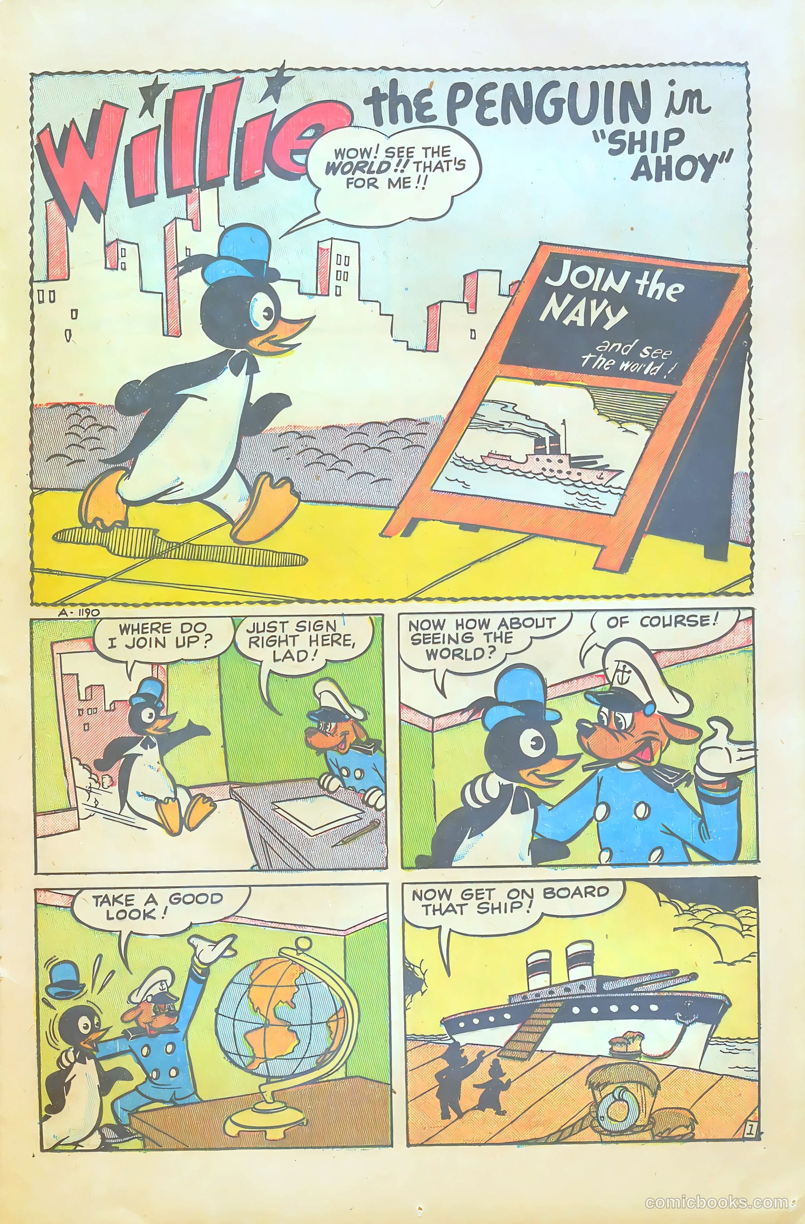 Willie the Penguin #1 (1951) — page 25 of 36