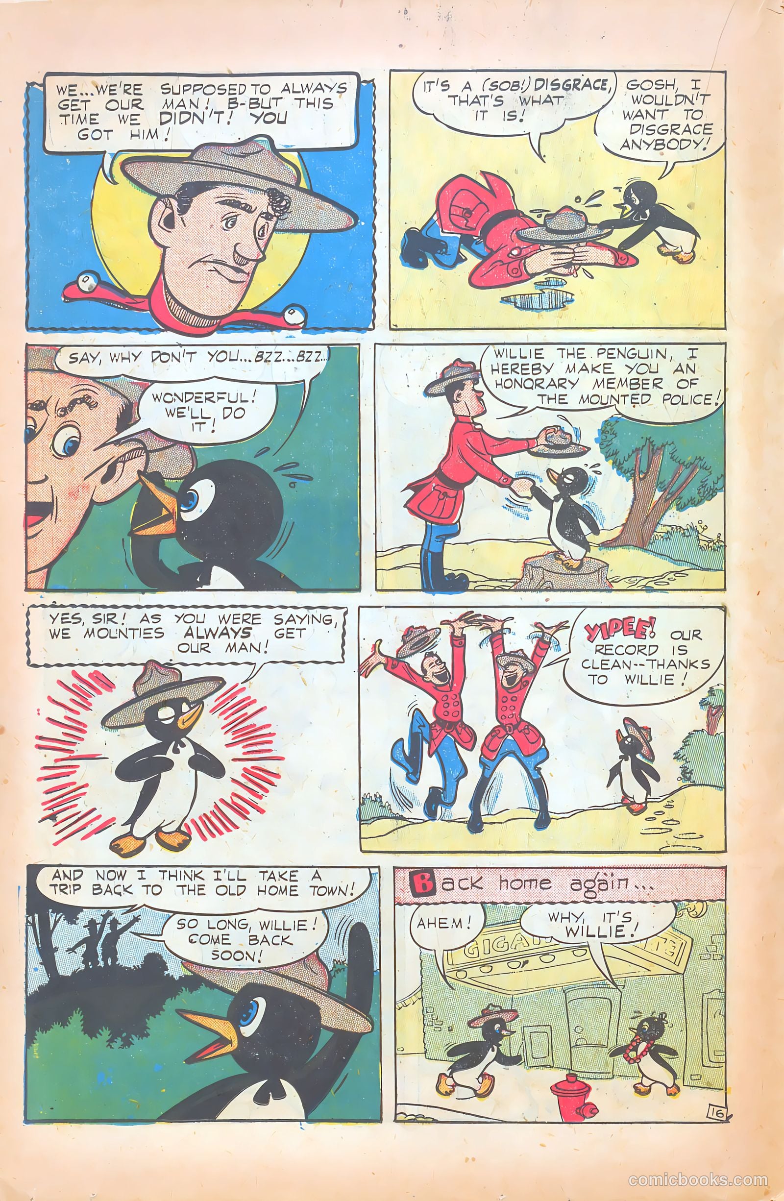Willie the Penguin #2 (1951) — page 18 of 36