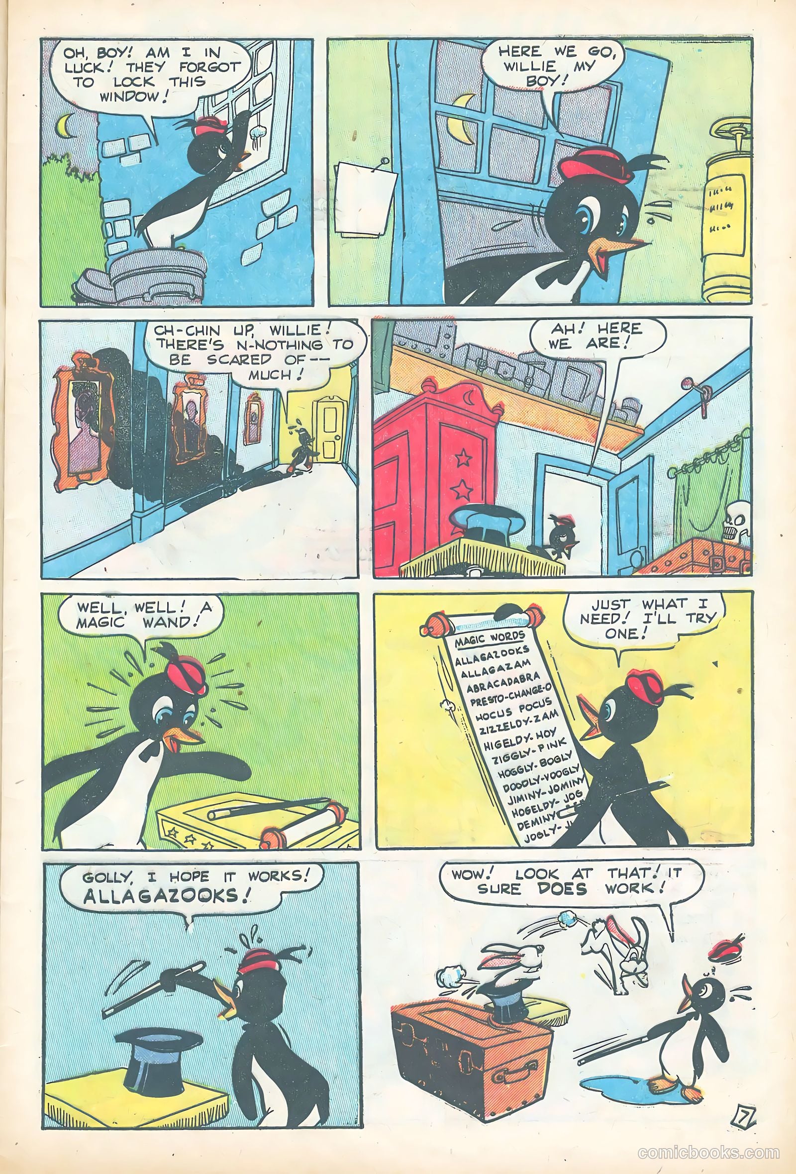 Willie the Penguin #3 (1951) — page 9 of 36