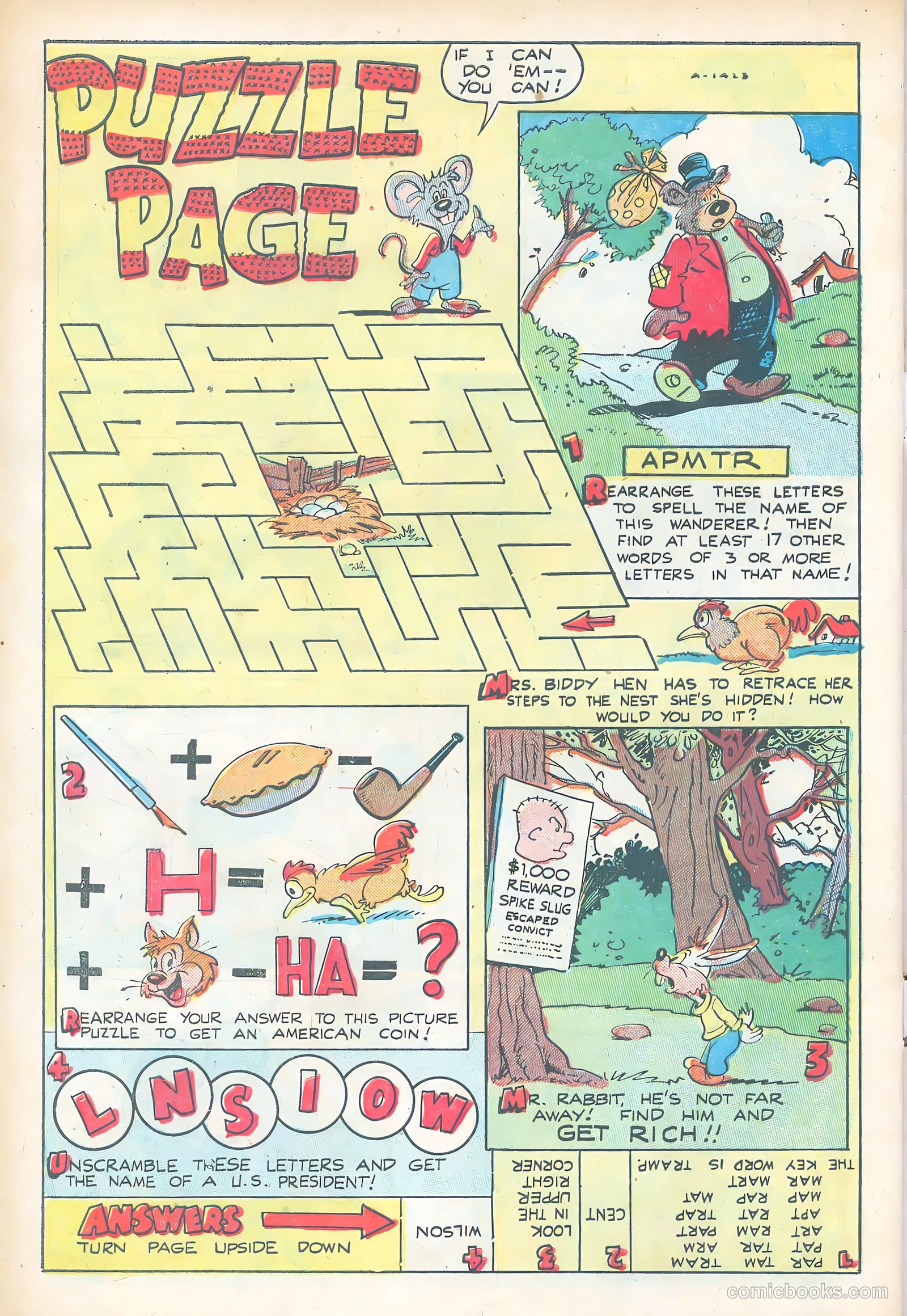 Willie the Penguin #3 (1951) — page 34 of 36