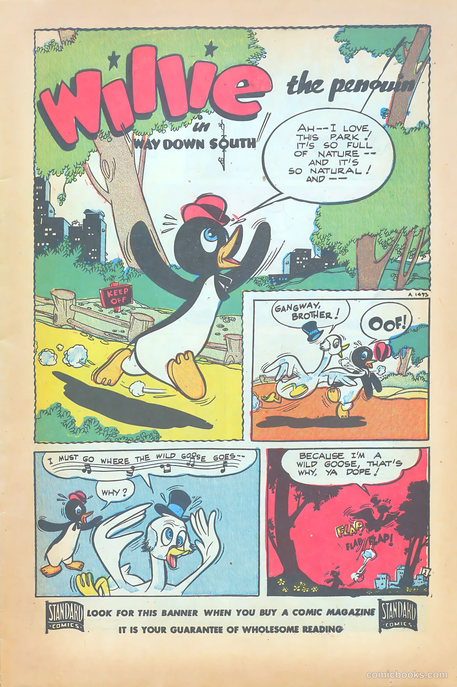 Willie the Penguin #4 (1951) — page 3 of 36