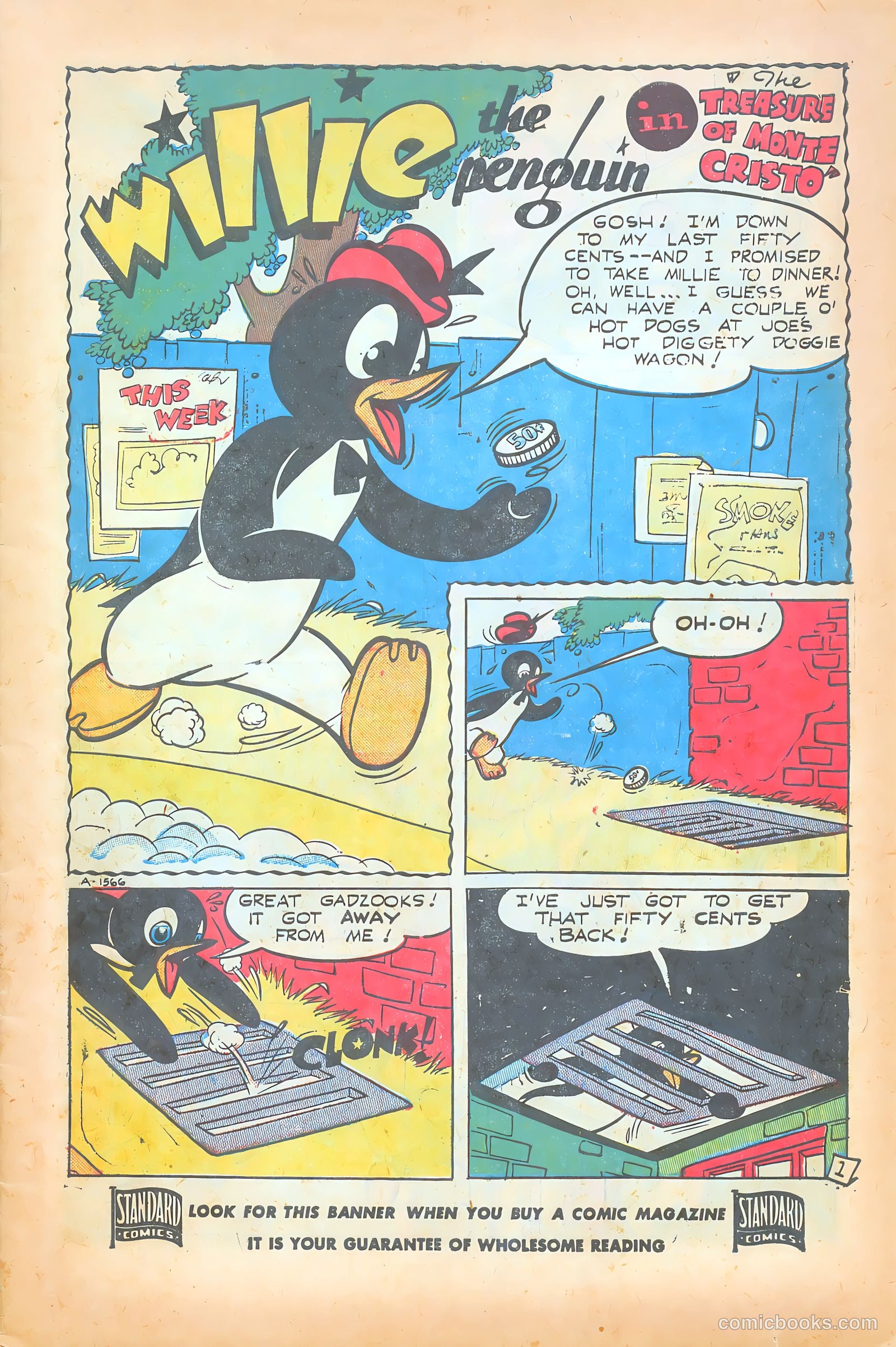 Willie the Penguin #5 (1952) — page 3 of 36
