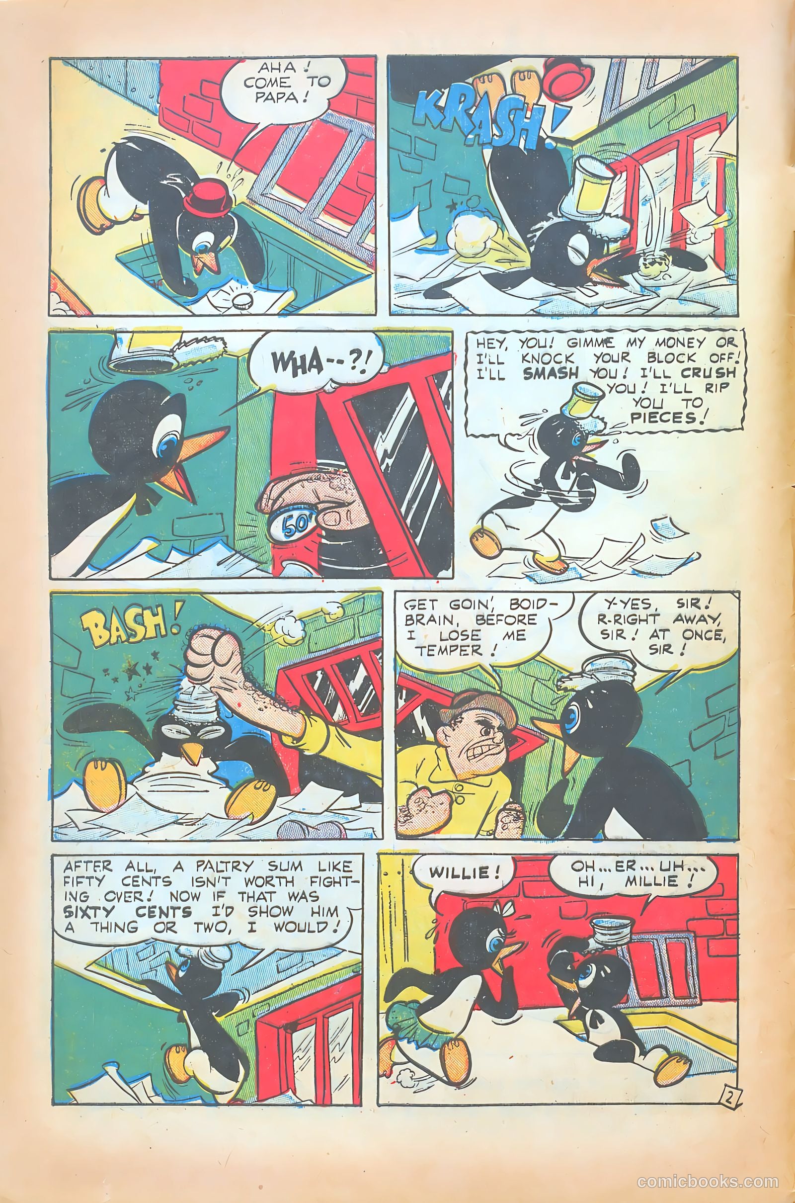 Willie the Penguin #5 (1952) — page 4 of 36