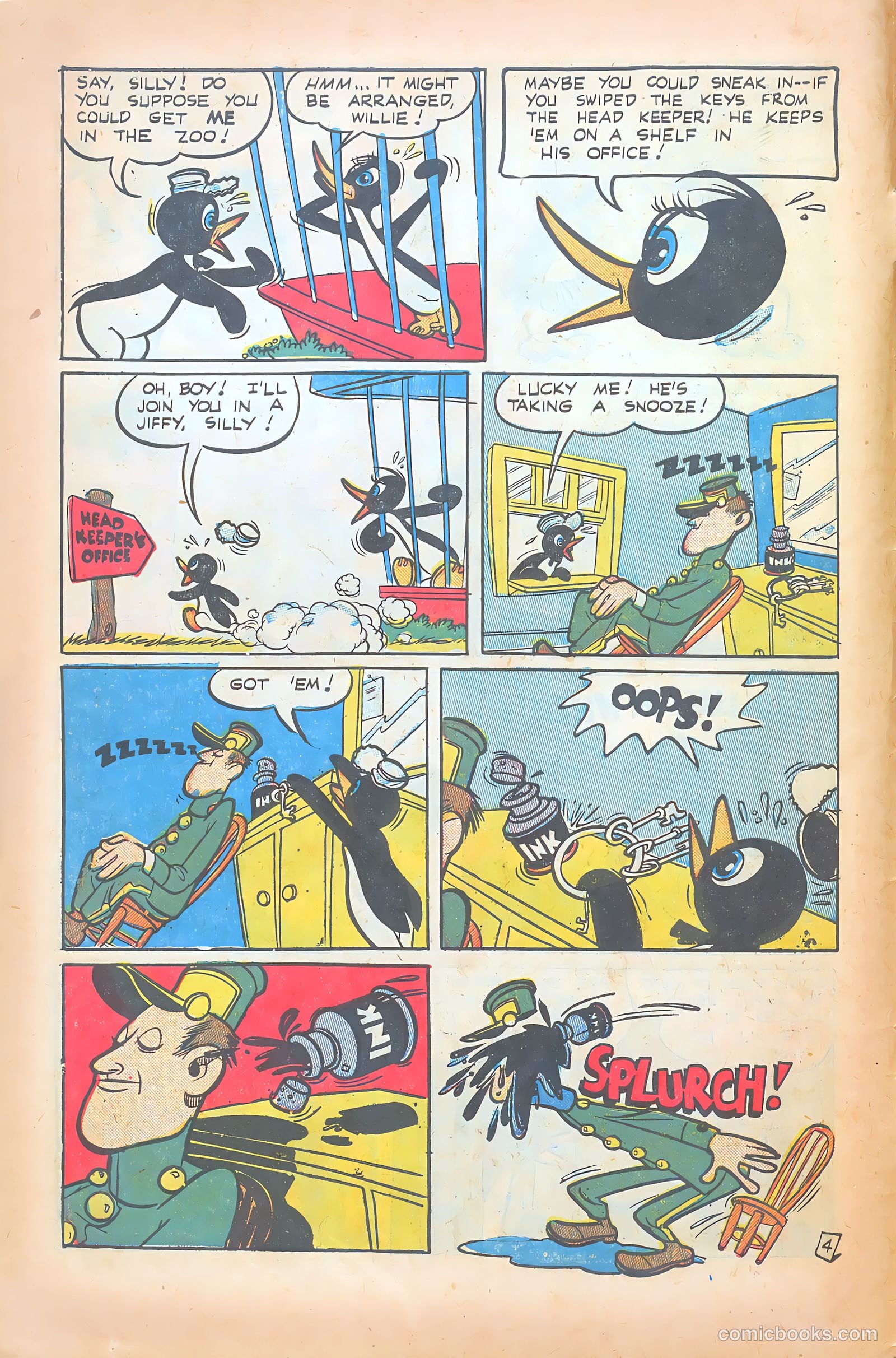 Willie the Penguin #5 (1952) — page 6 of 36