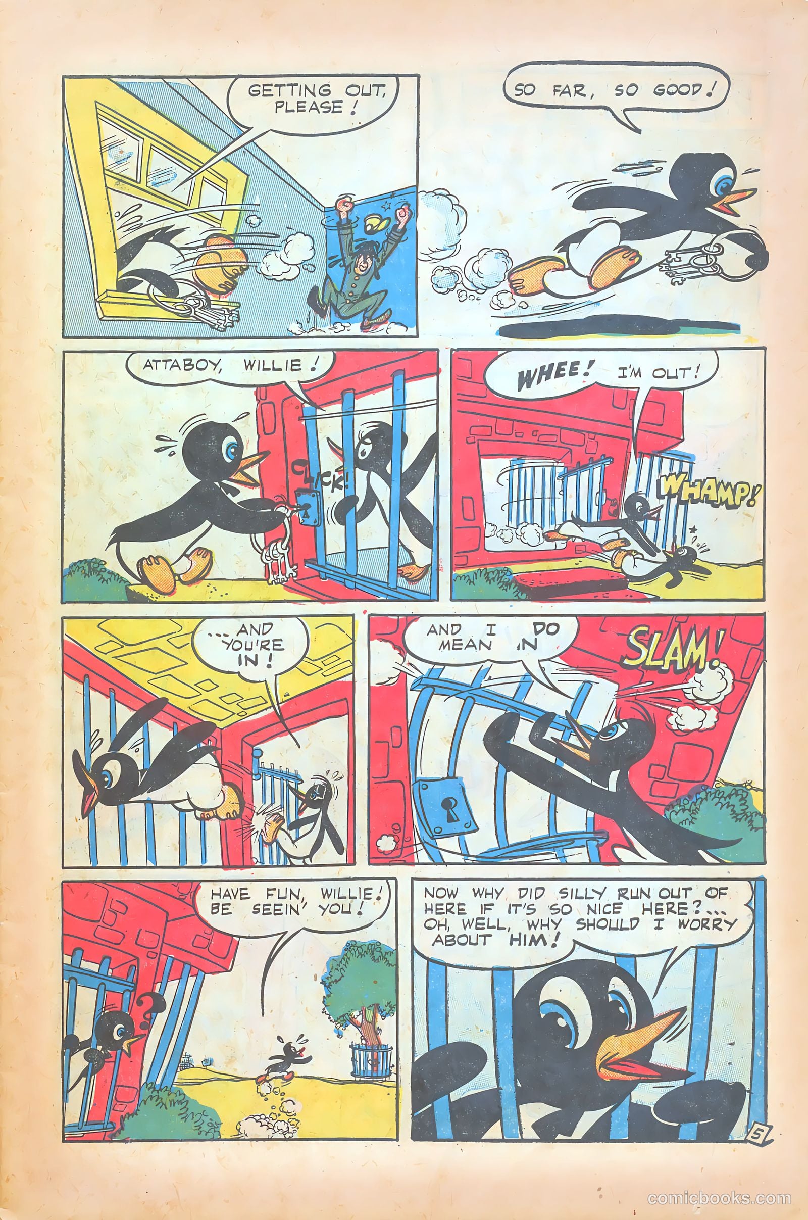 Willie the Penguin #5 (1952) — page 7 of 36