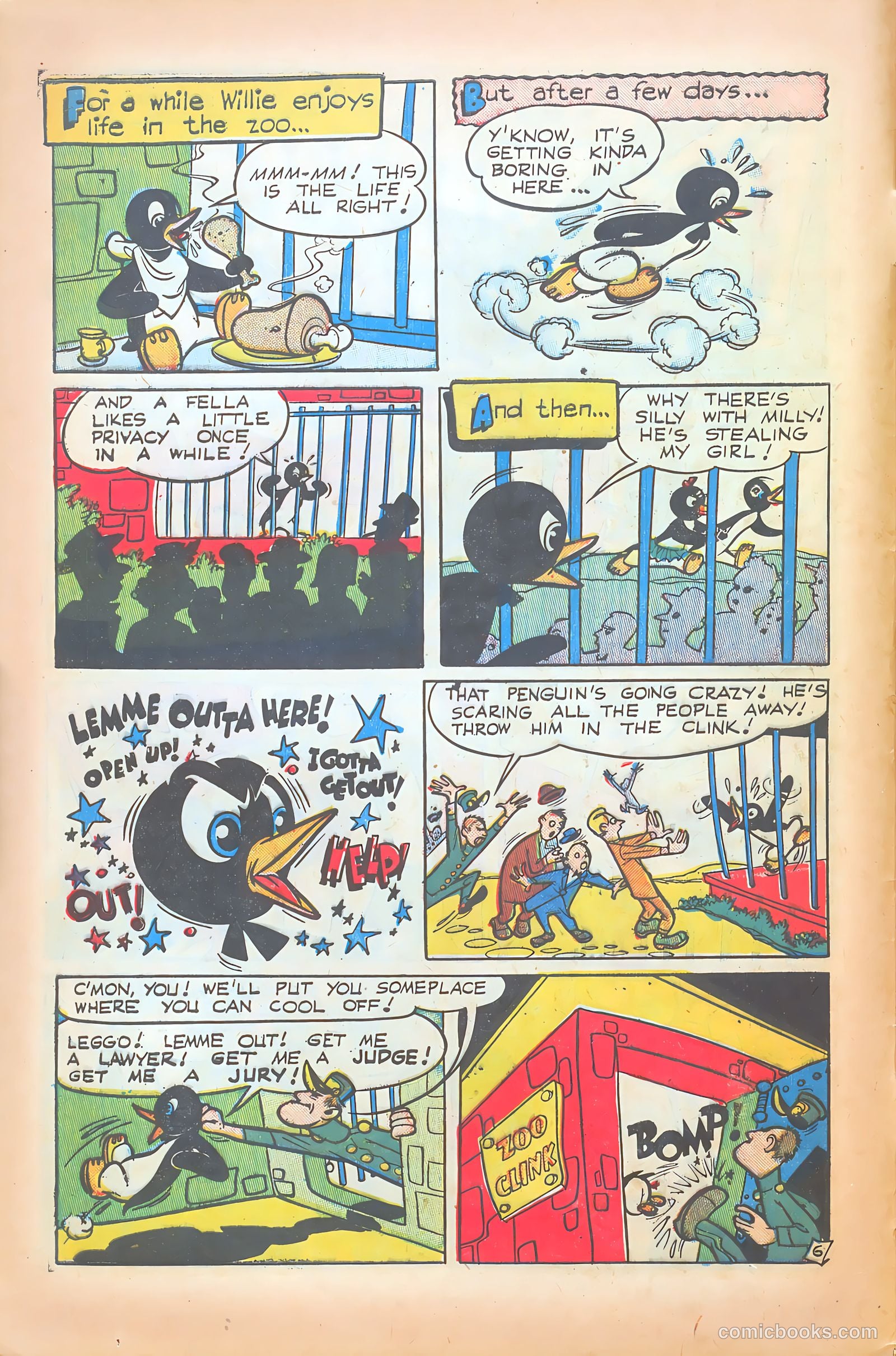 Willie the Penguin #5 (1952) — page 8 of 36