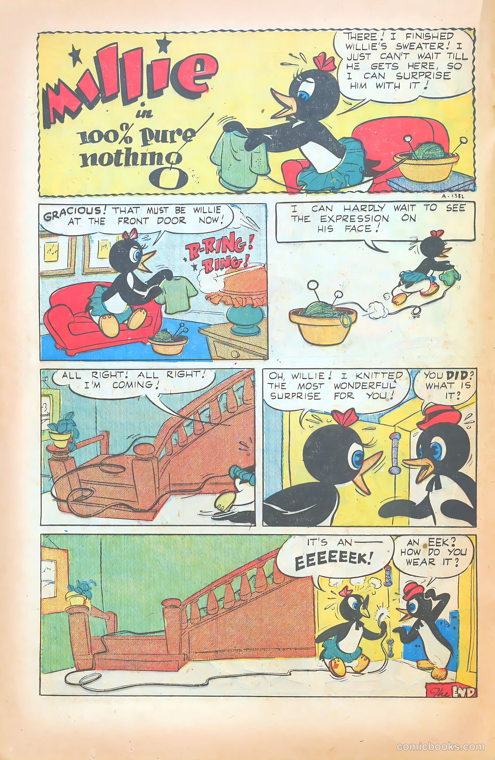 Willie the Penguin #5 (1952) — page 20 of 36