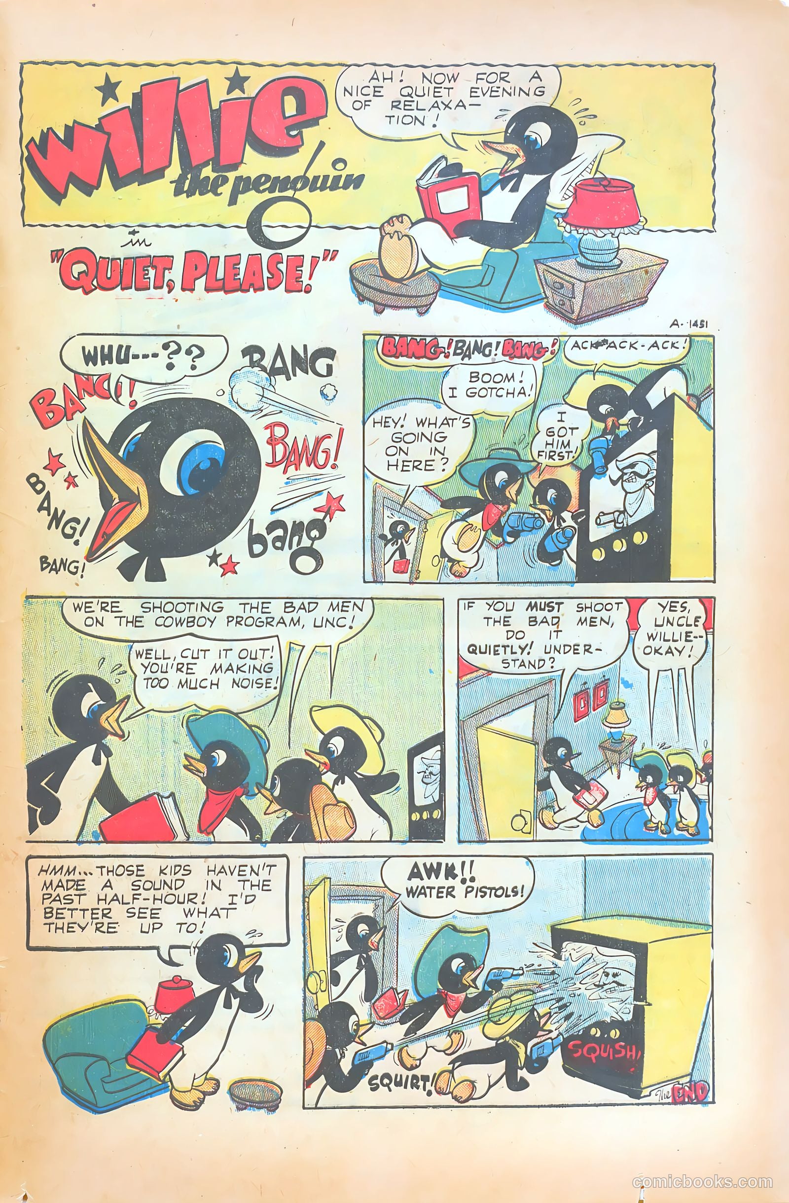 Willie the Penguin #5 (1952) — page 33 of 36